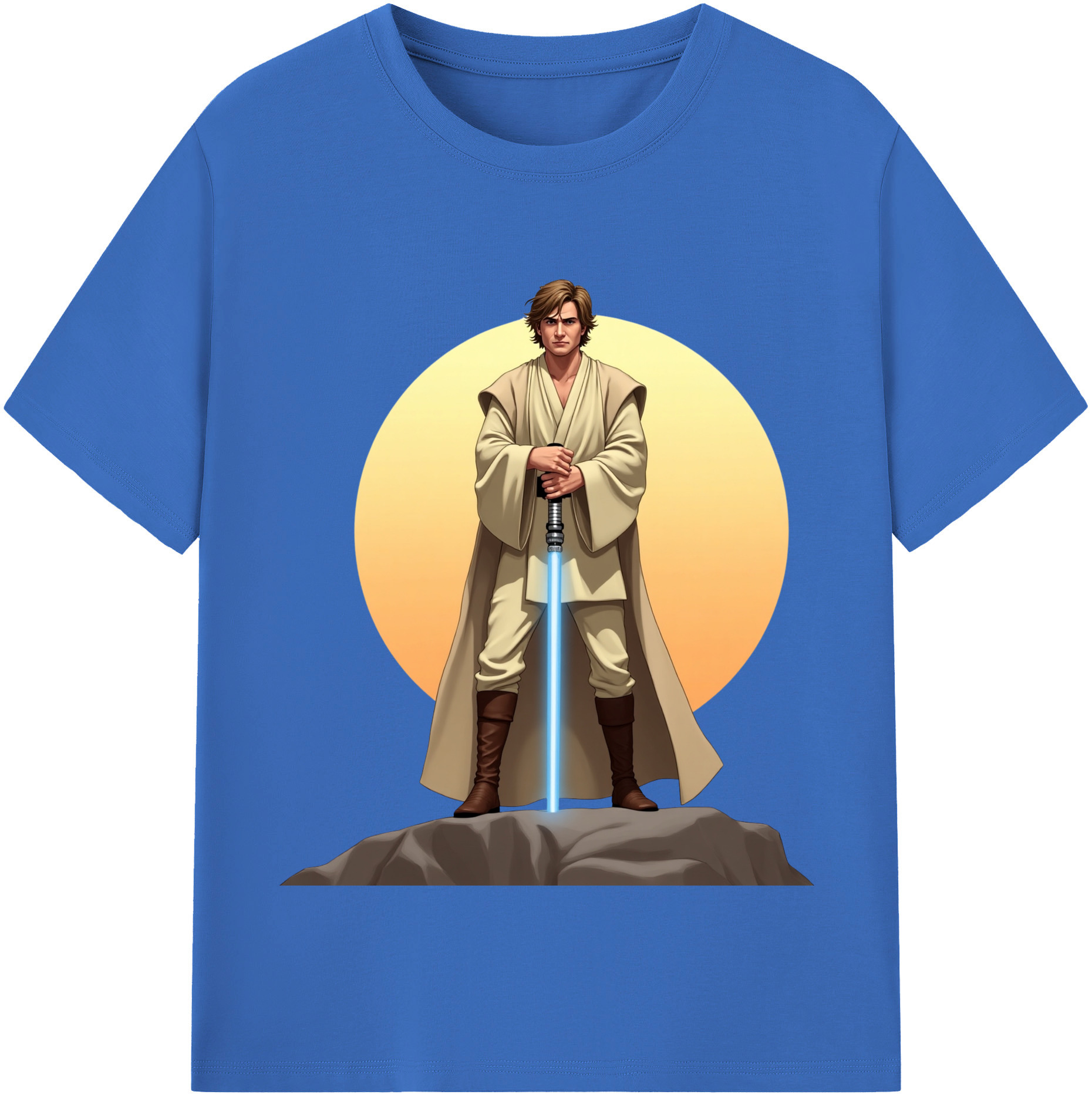 （画像用） スター・ウォーズ Star Wars 綿100％半袖Tシャツ（フロントプリント）
