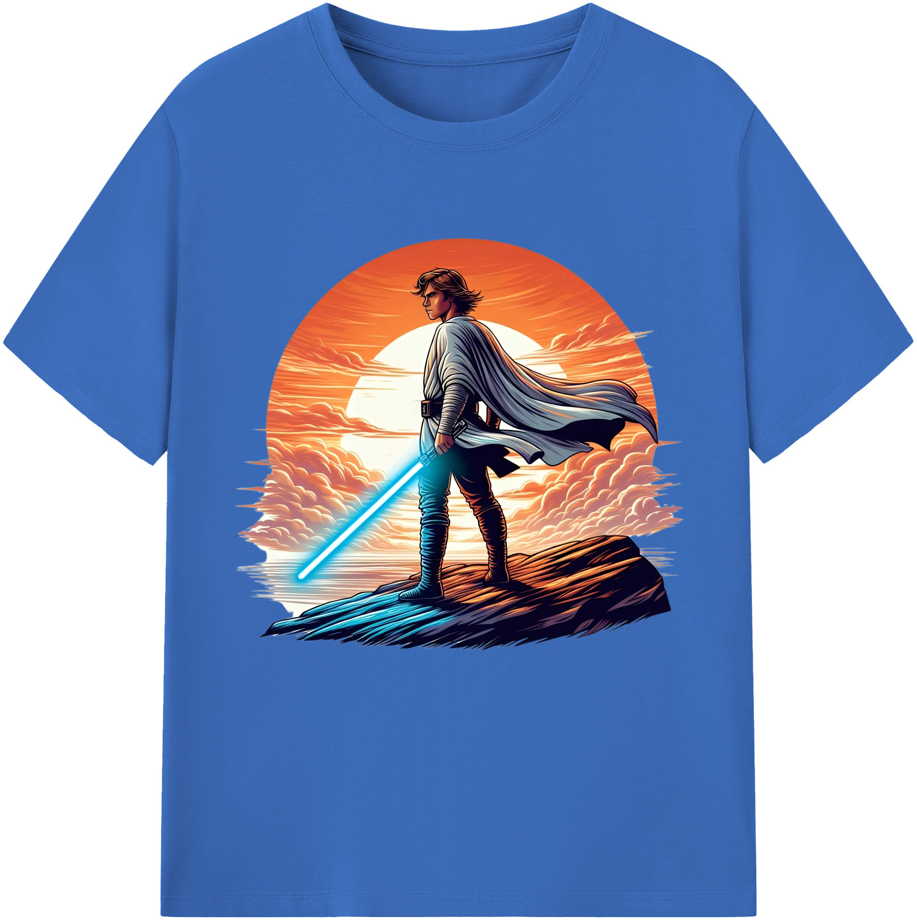 （画像用） スター・ウォーズ Star Wars 綿100％半袖Tシャツ（フロントプリント）