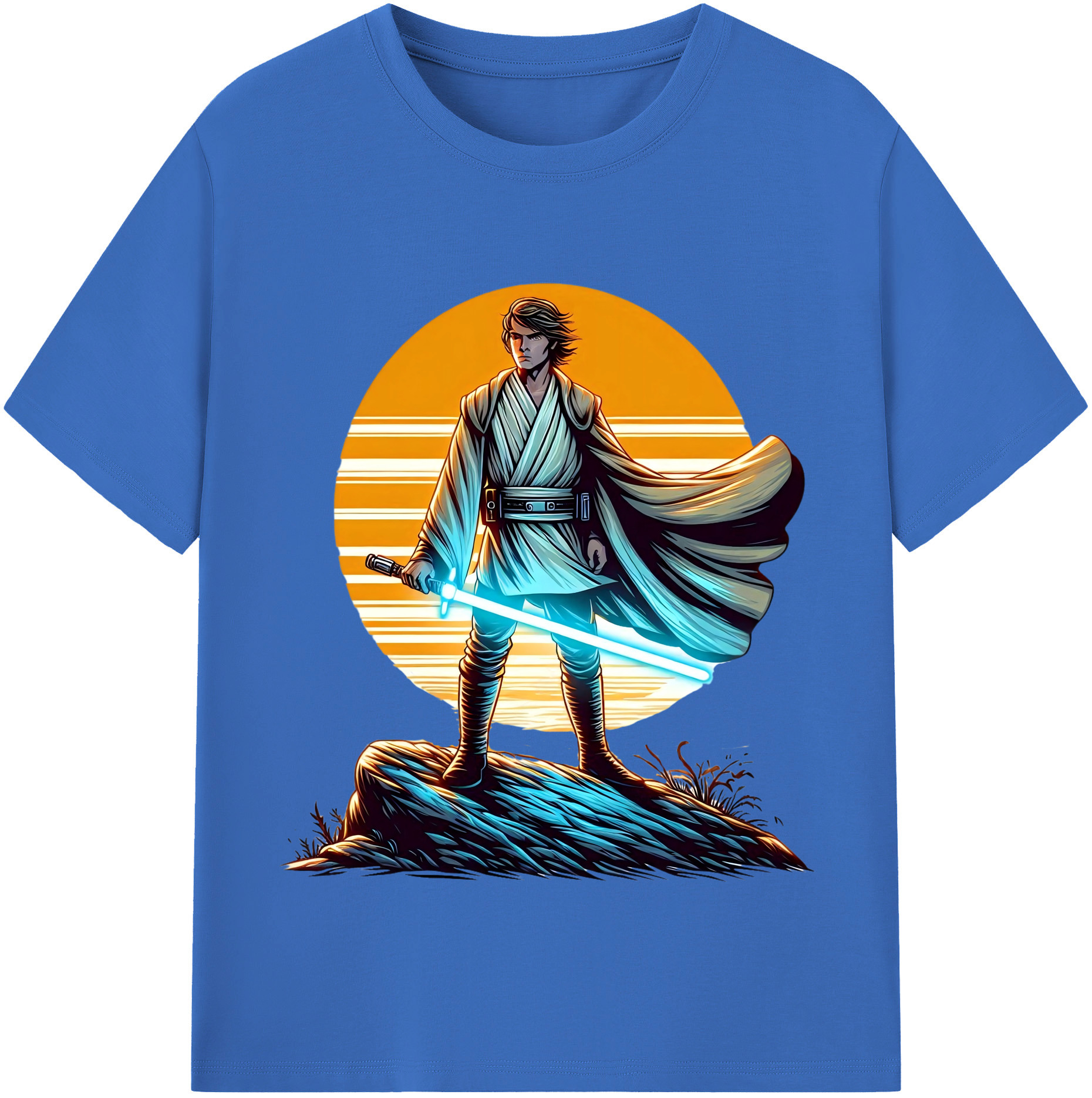 （画像用） スター・ウォーズ Star Wars 綿100％半袖Tシャツ（フロントプリント）