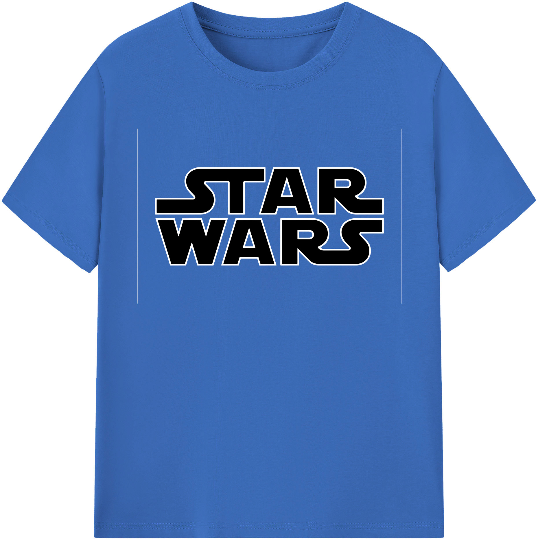 （画像用） スター・ウォーズ Star Wars 綿100％半袖Tシャツ（フロントプリント）