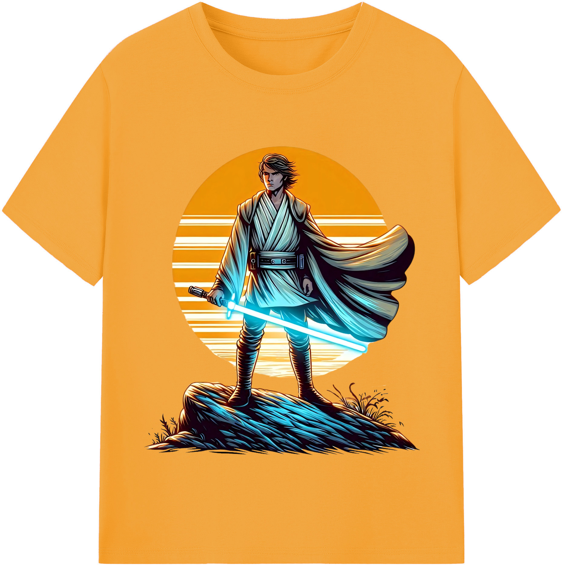 （画像用） スター・ウォーズ Star Wars 綿100％半袖Tシャツ（フロントプリント）