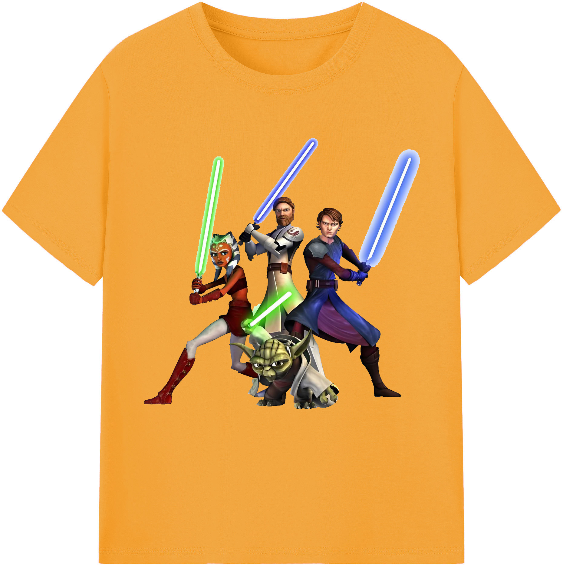 （画像用） スター・ウォーズ Star Wars 綿100％半袖Tシャツ（フロントプリント）