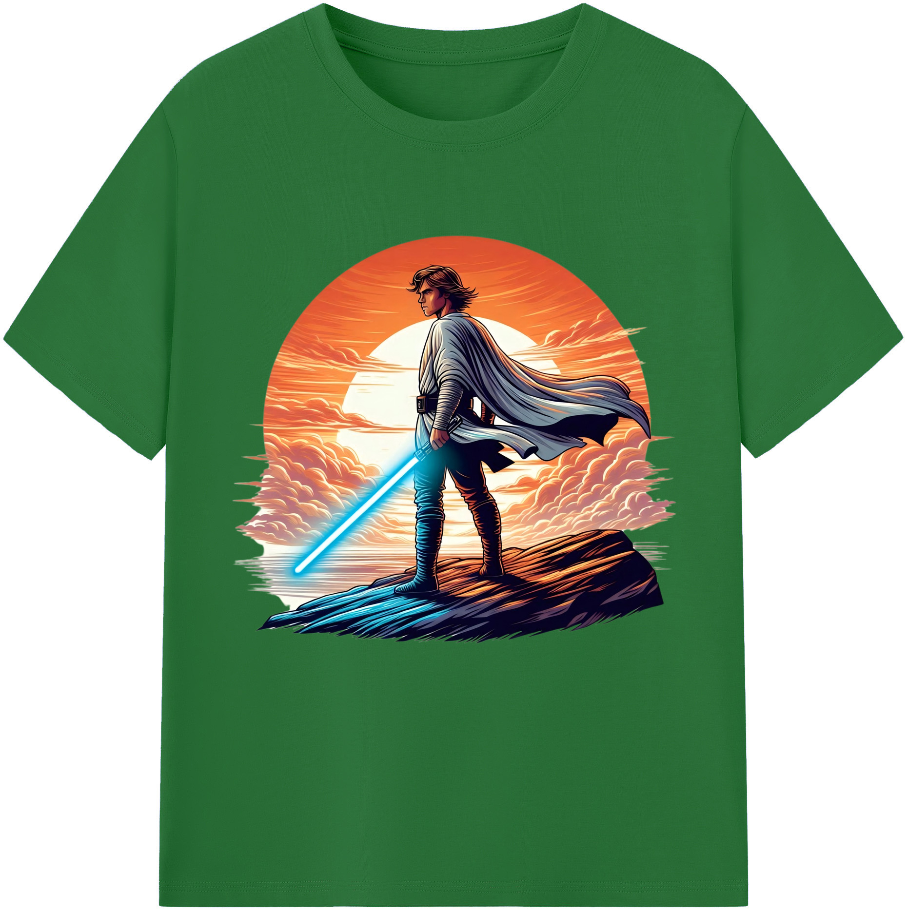 （画像用） スター・ウォーズ Star Wars 綿100％半袖Tシャツ（フロントプリント）
