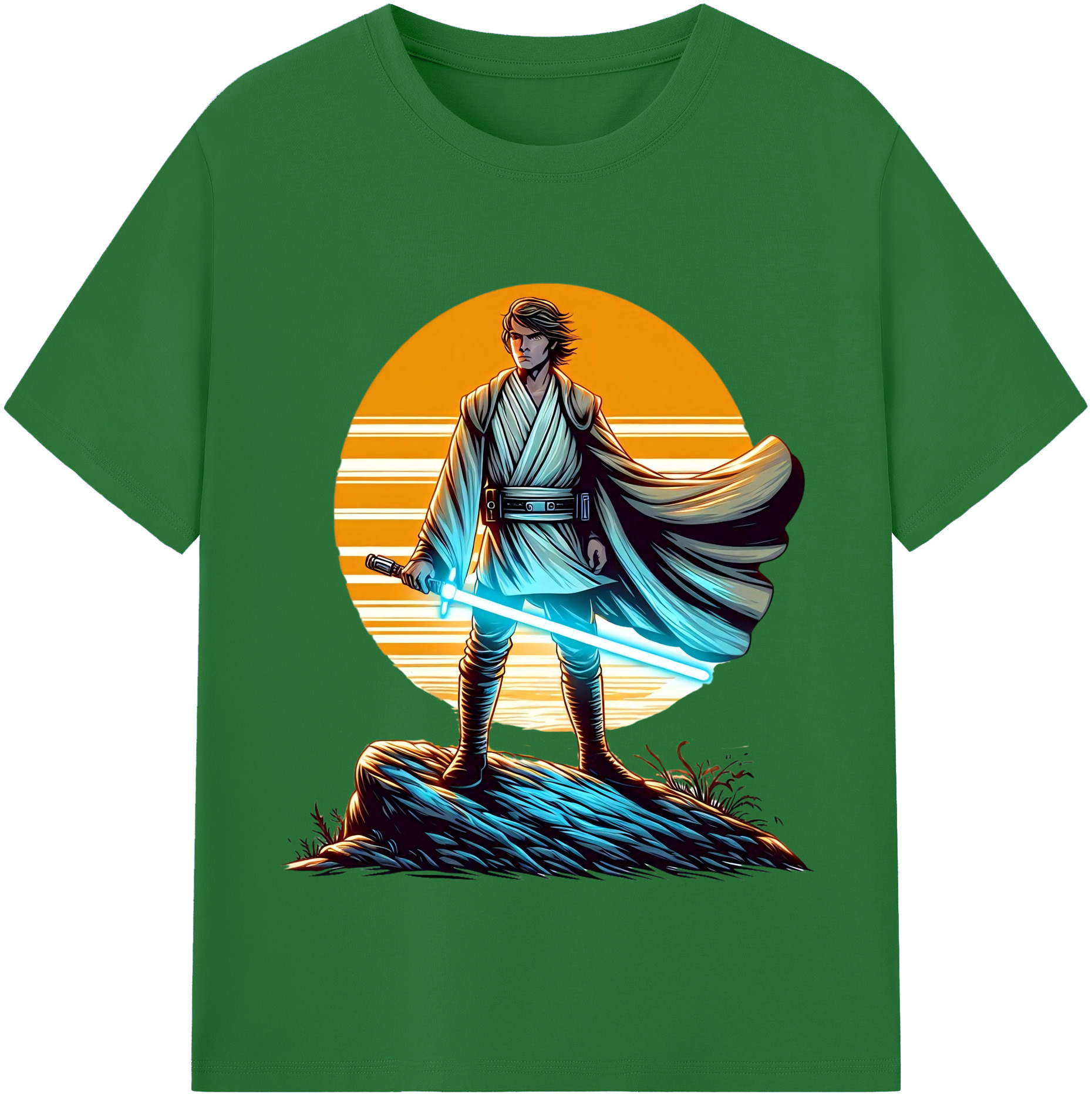 （画像用） スター・ウォーズ Star Wars 綿100％半袖Tシャツ（フロントプリント）