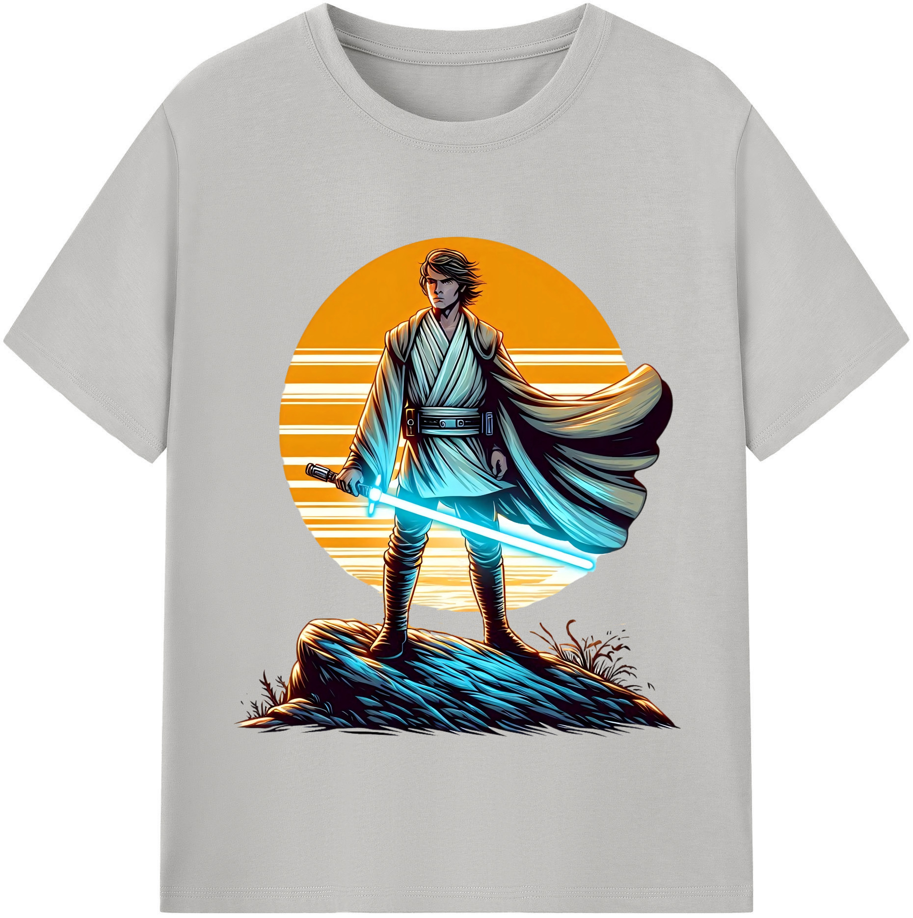 （画像用） スター・ウォーズ Star Wars 綿100％半袖Tシャツ（フロントプリント）