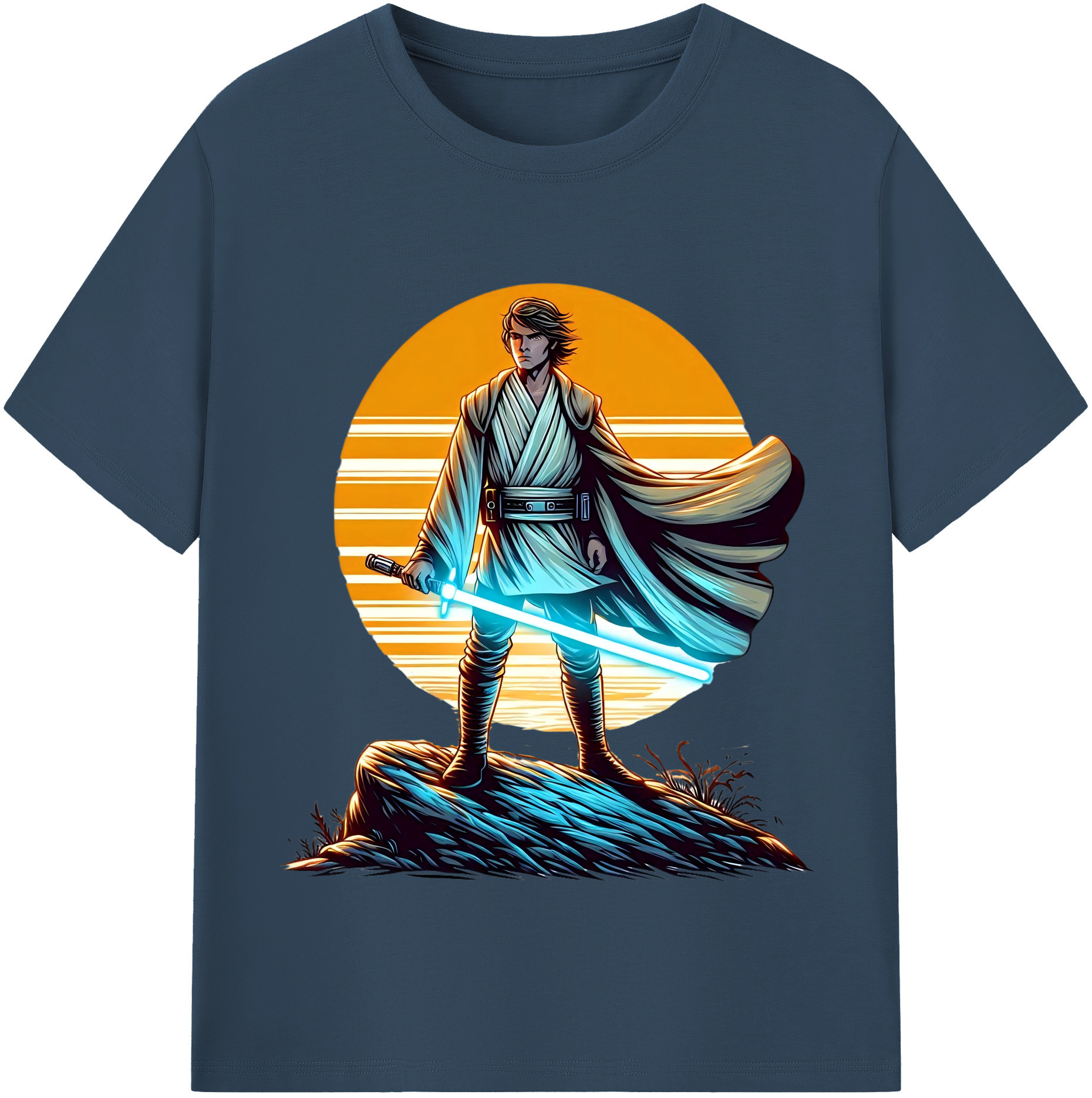 （画像用） スター・ウォーズ Star Wars 綿100％半袖Tシャツ（フロントプリント）