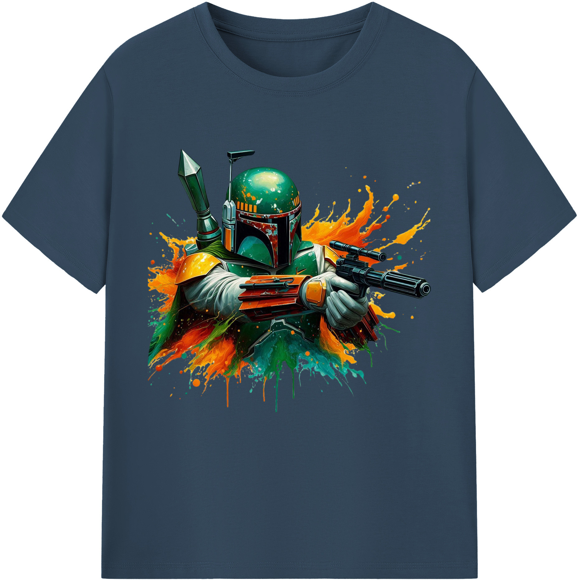 （画像用） スター・ウォーズ Star Wars 綿100％半袖Tシャツ（フロントプリント）