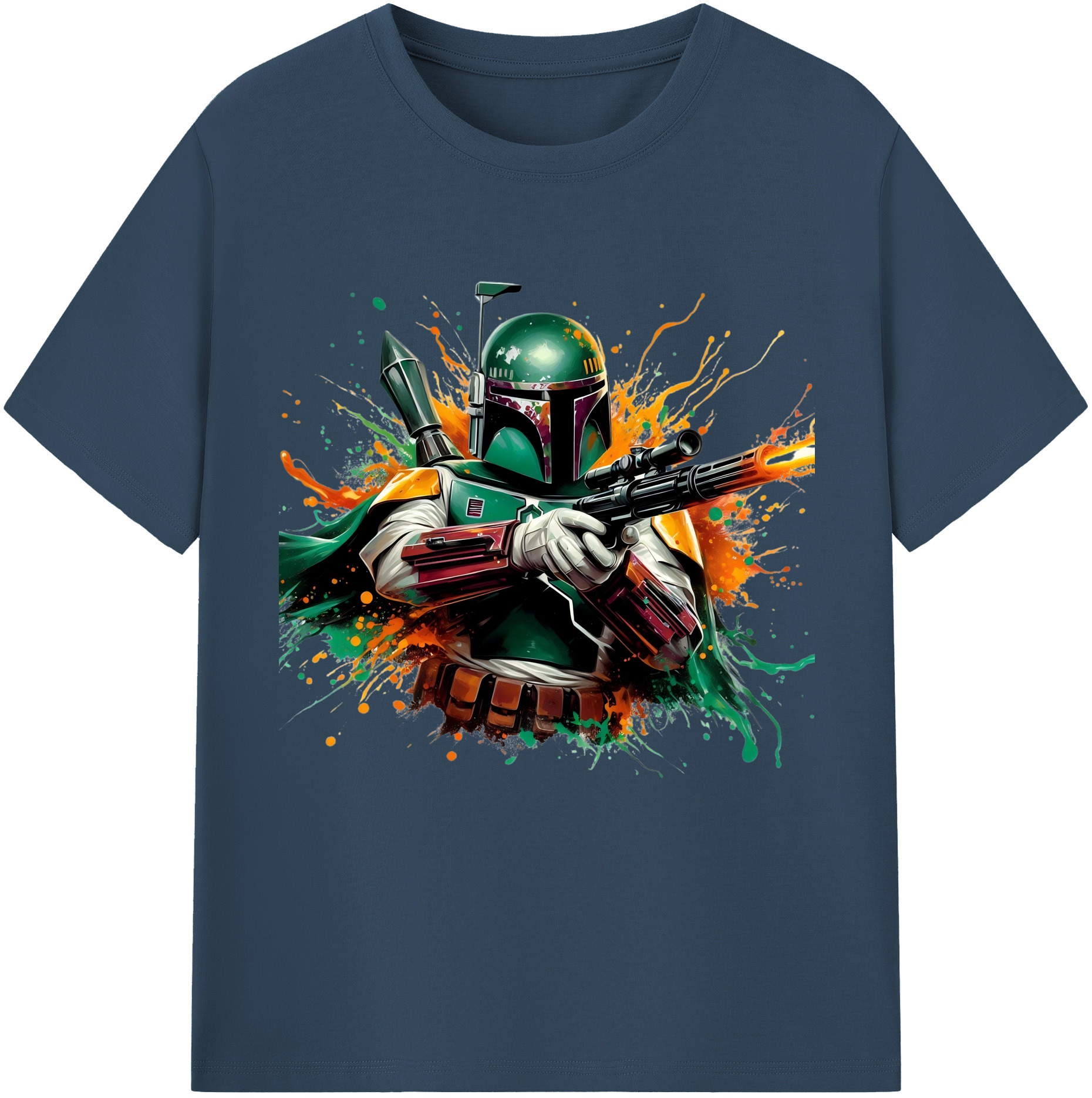 （画像用） スター・ウォーズ Star Wars 綿100％半袖Tシャツ（フロントプリント）