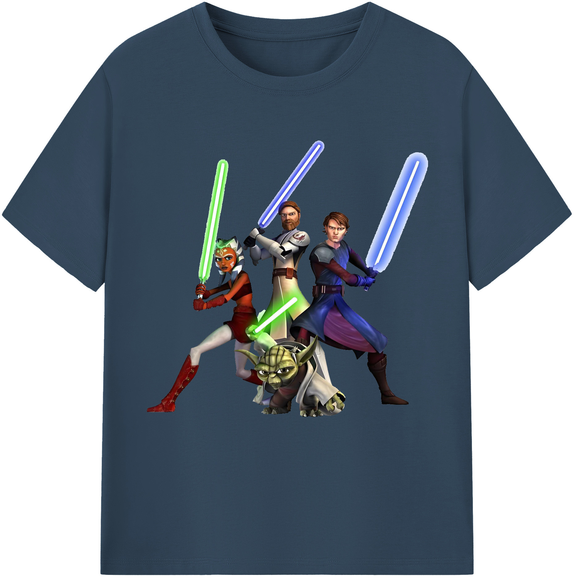 （画像用） スター・ウォーズ Star Wars 綿100％半袖Tシャツ（フロントプリント）