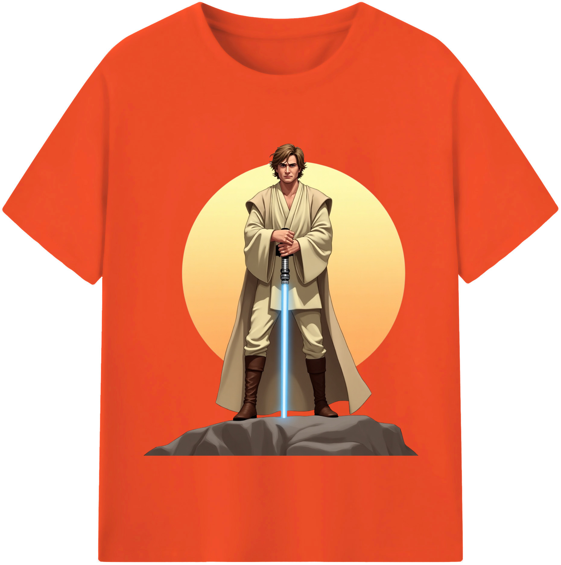 （画像用） スター・ウォーズ Star Wars 綿100％半袖Tシャツ（フロントプリント）