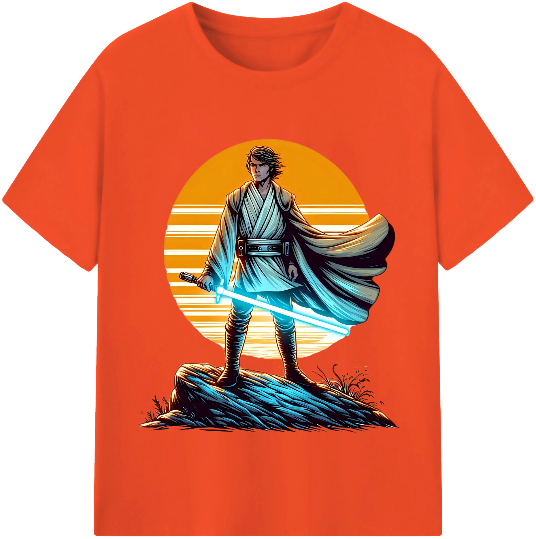（画像用） スター・ウォーズ Star Wars 綿100％半袖Tシャツ（フロントプリント）