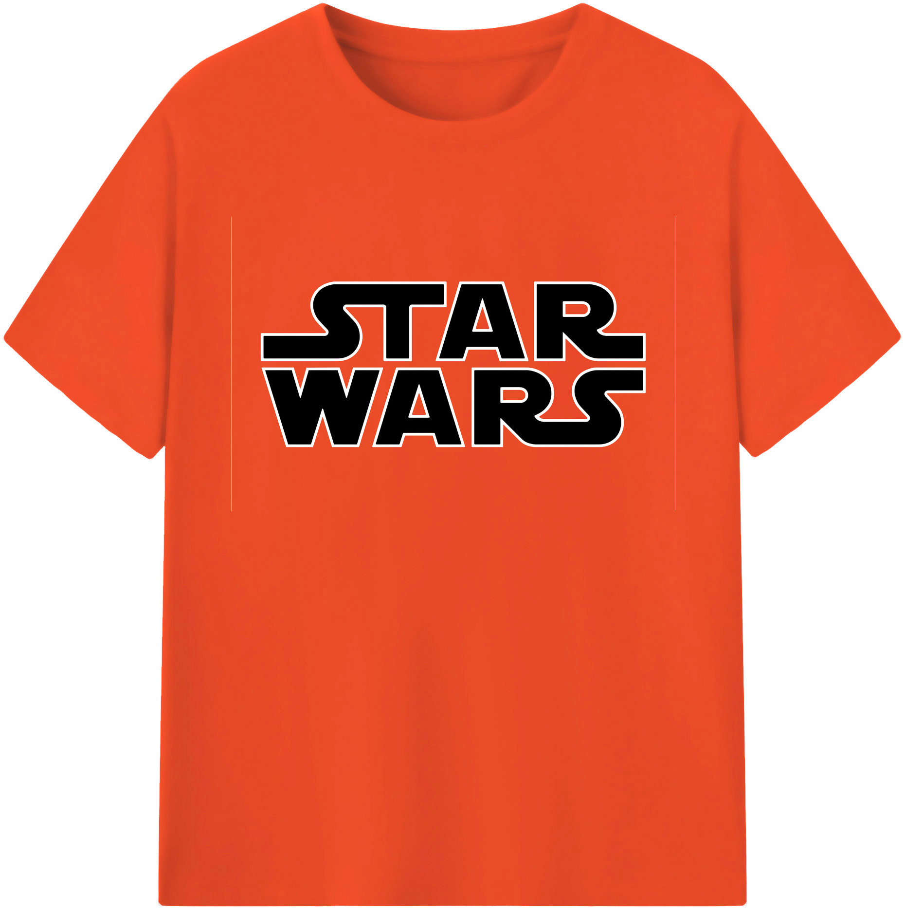 （画像用） スター・ウォーズ Star Wars 綿100％半袖Tシャツ（フロントプリント）