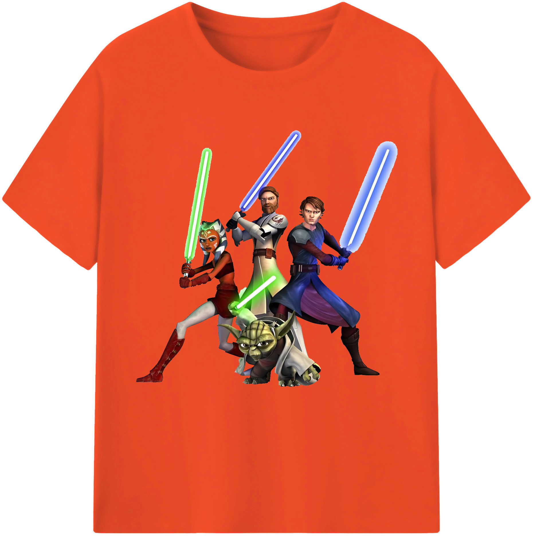 （画像用） スター・ウォーズ Star Wars 綿100％半袖Tシャツ（フロントプリント）