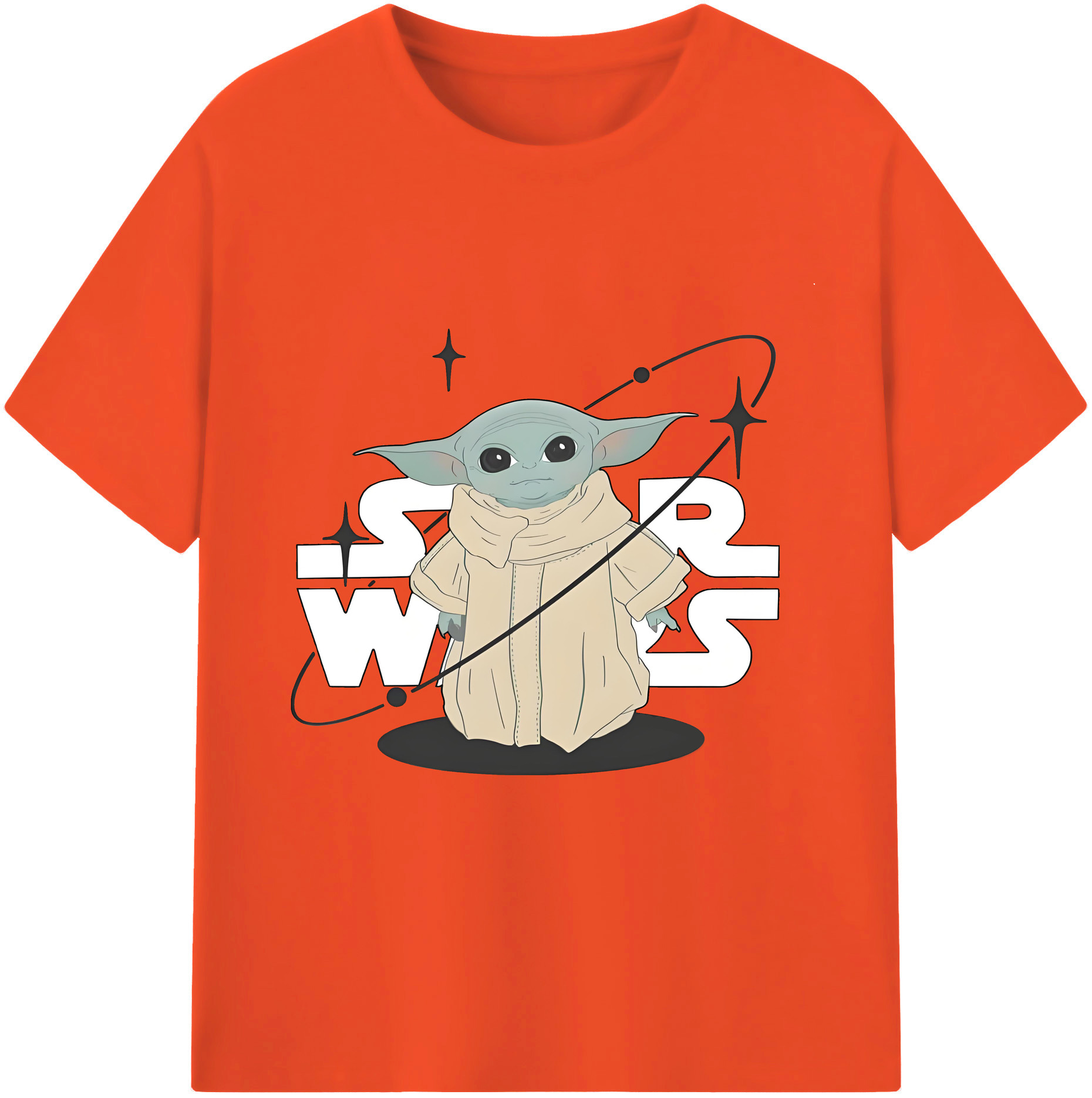 （画像用） スター・ウォーズ Star Wars 綿100％半袖Tシャツ（フロントプリント）