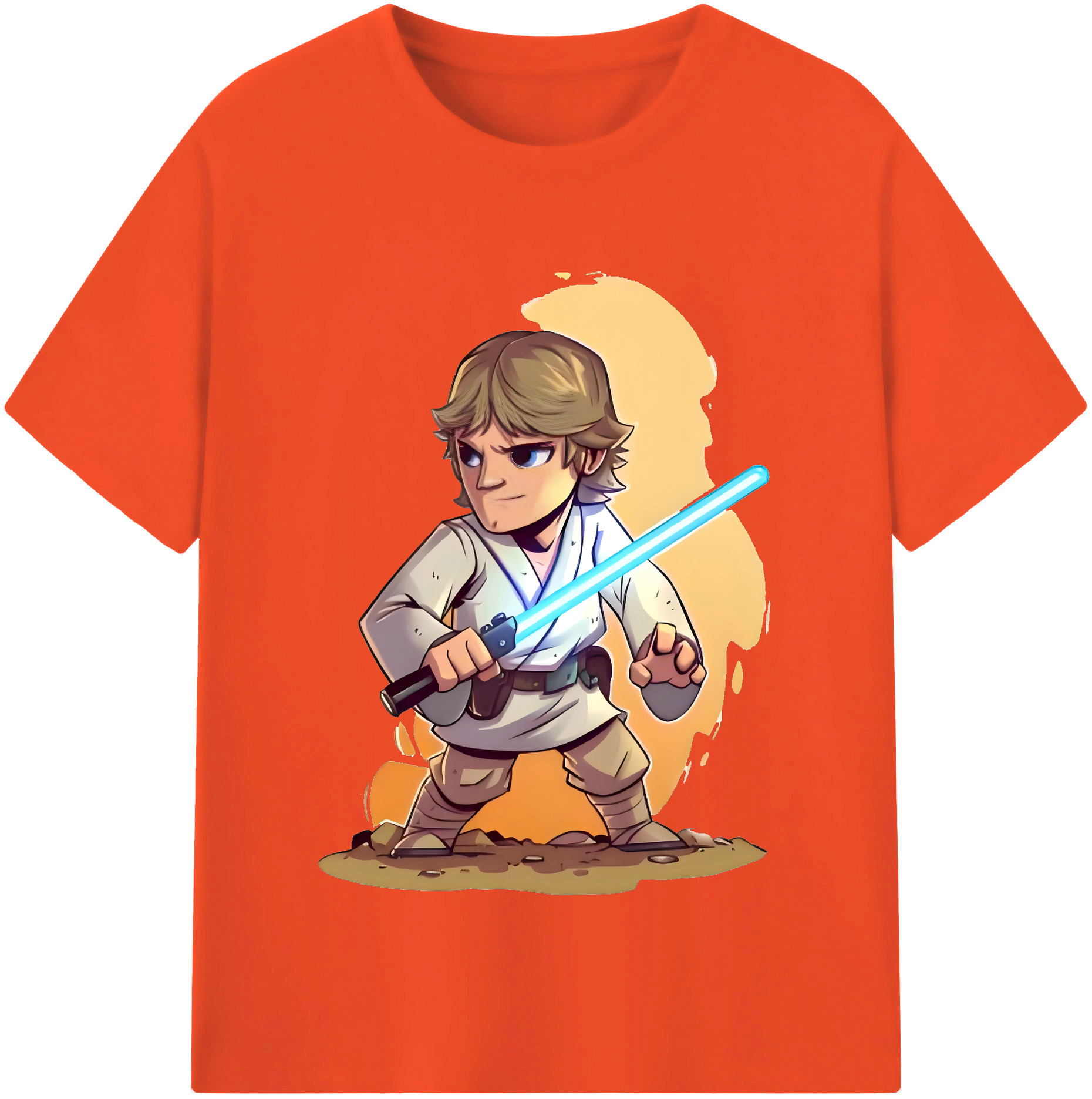 （画像用） スター・ウォーズ Star Wars 綿100％半袖Tシャツ（フロントプリント）