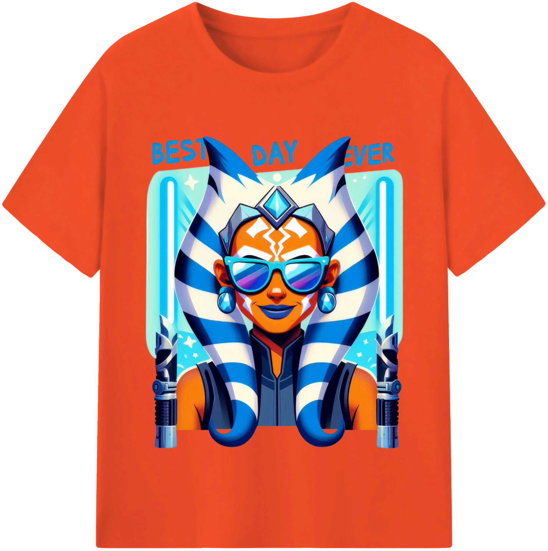 （画像用） スター・ウォーズ Star Wars 綿100％半袖Tシャツ（フロントプリント）
