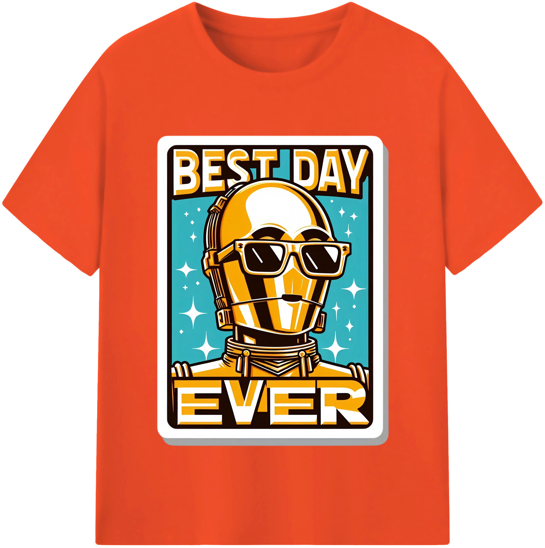 （画像用） スター・ウォーズ Star Wars 綿100％半袖Tシャツ（フロントプリント）