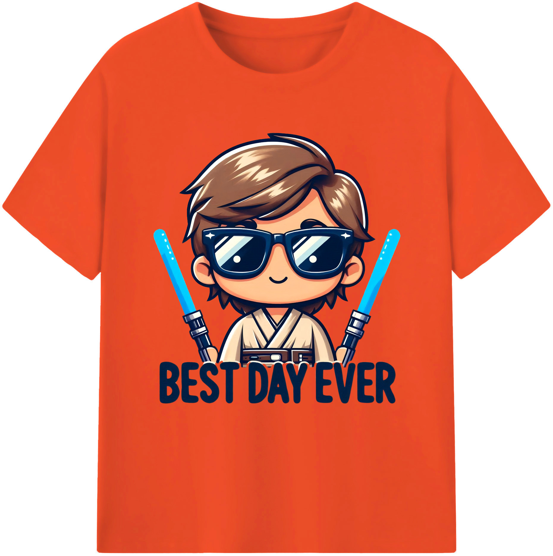 （画像用） スター・ウォーズ Star Wars 綿100％半袖Tシャツ（フロントプリント）
