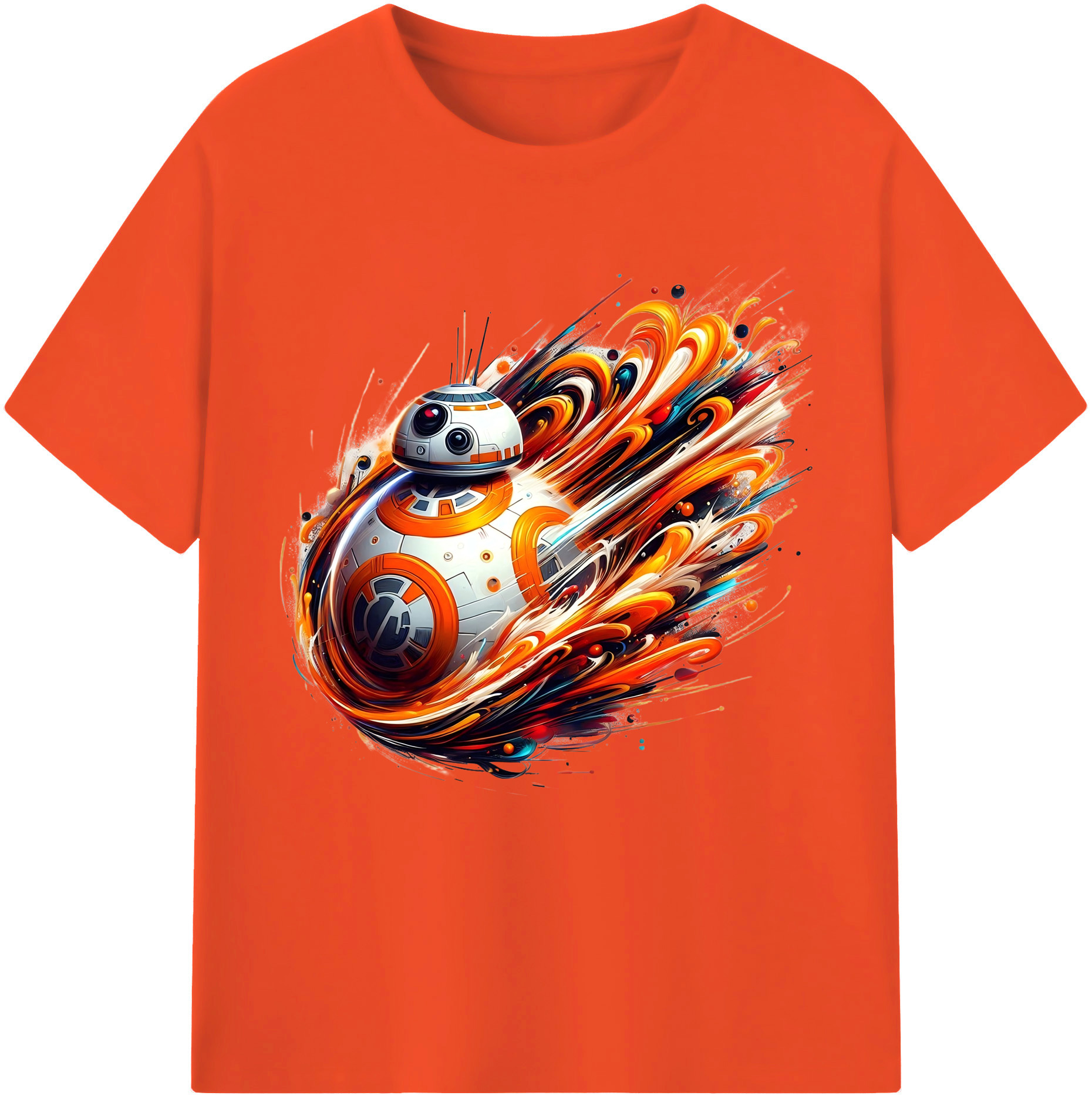 （画像用） スター・ウォーズ Star Wars 綿100％半袖Tシャツ（フロントプリント）