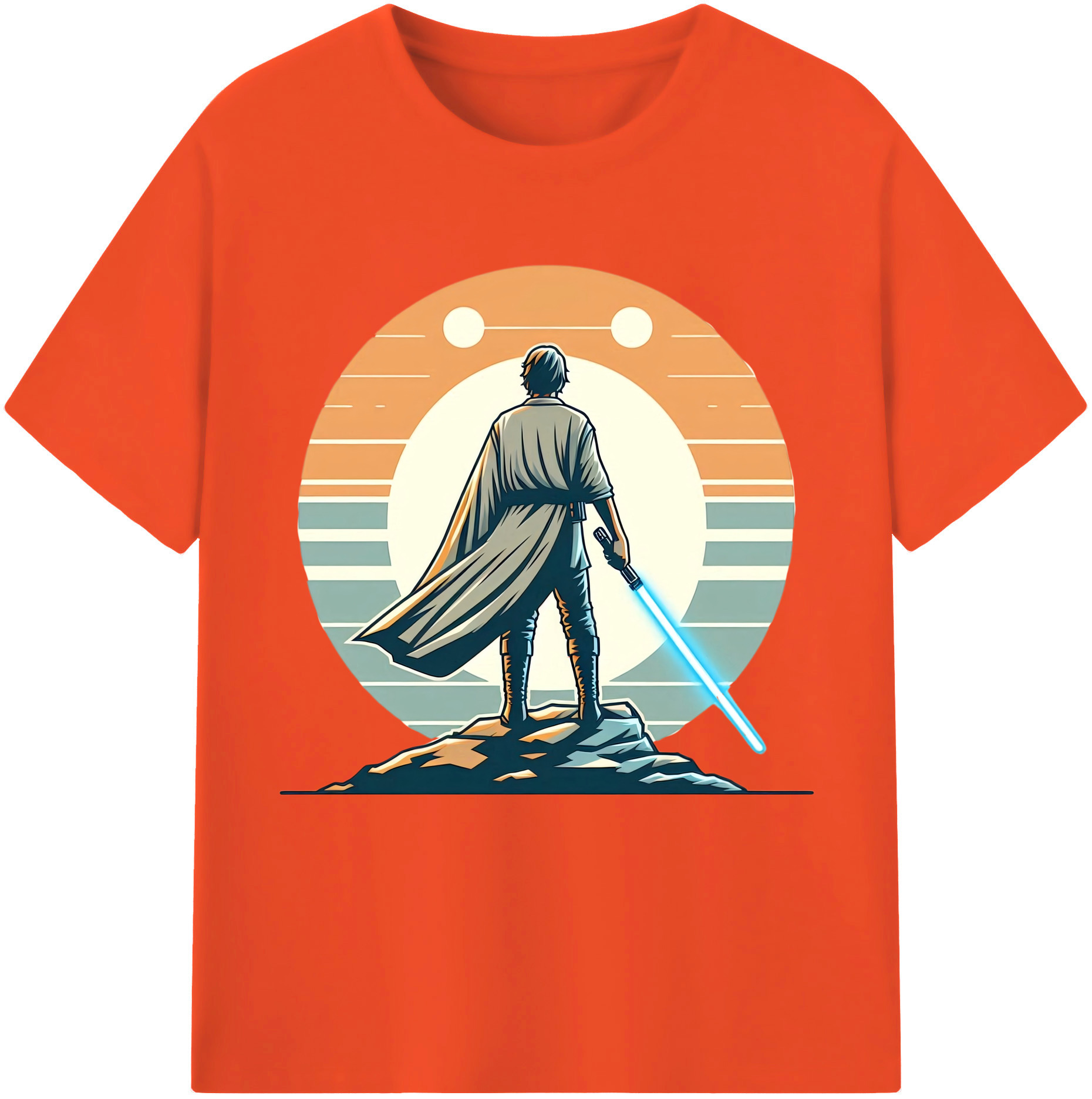 （画像用） スター・ウォーズ Star Wars 綿100％半袖Tシャツ（フロントプリント）