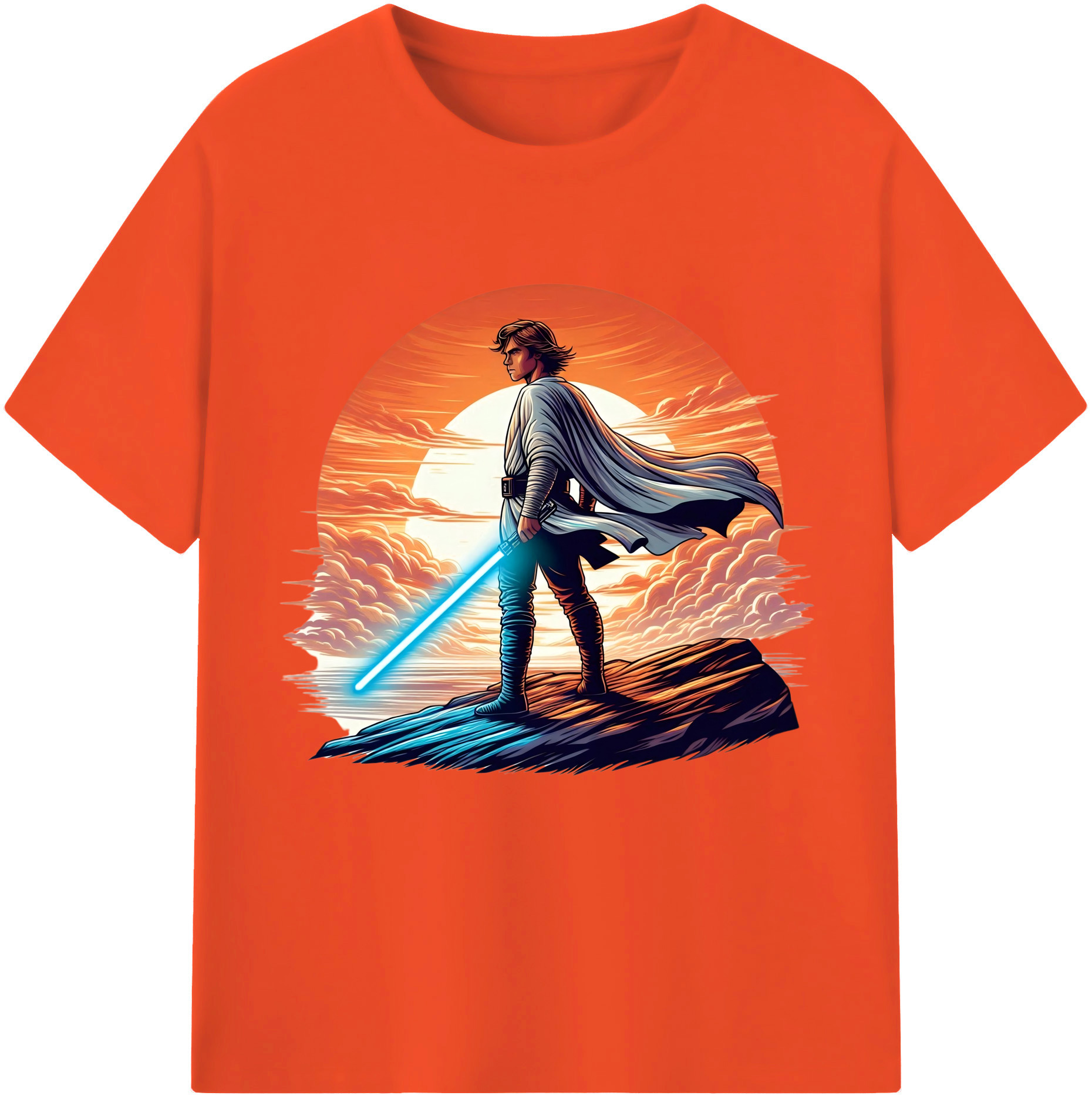 （画像用） スター・ウォーズ Star Wars 綿100％半袖Tシャツ（フロントプリント）