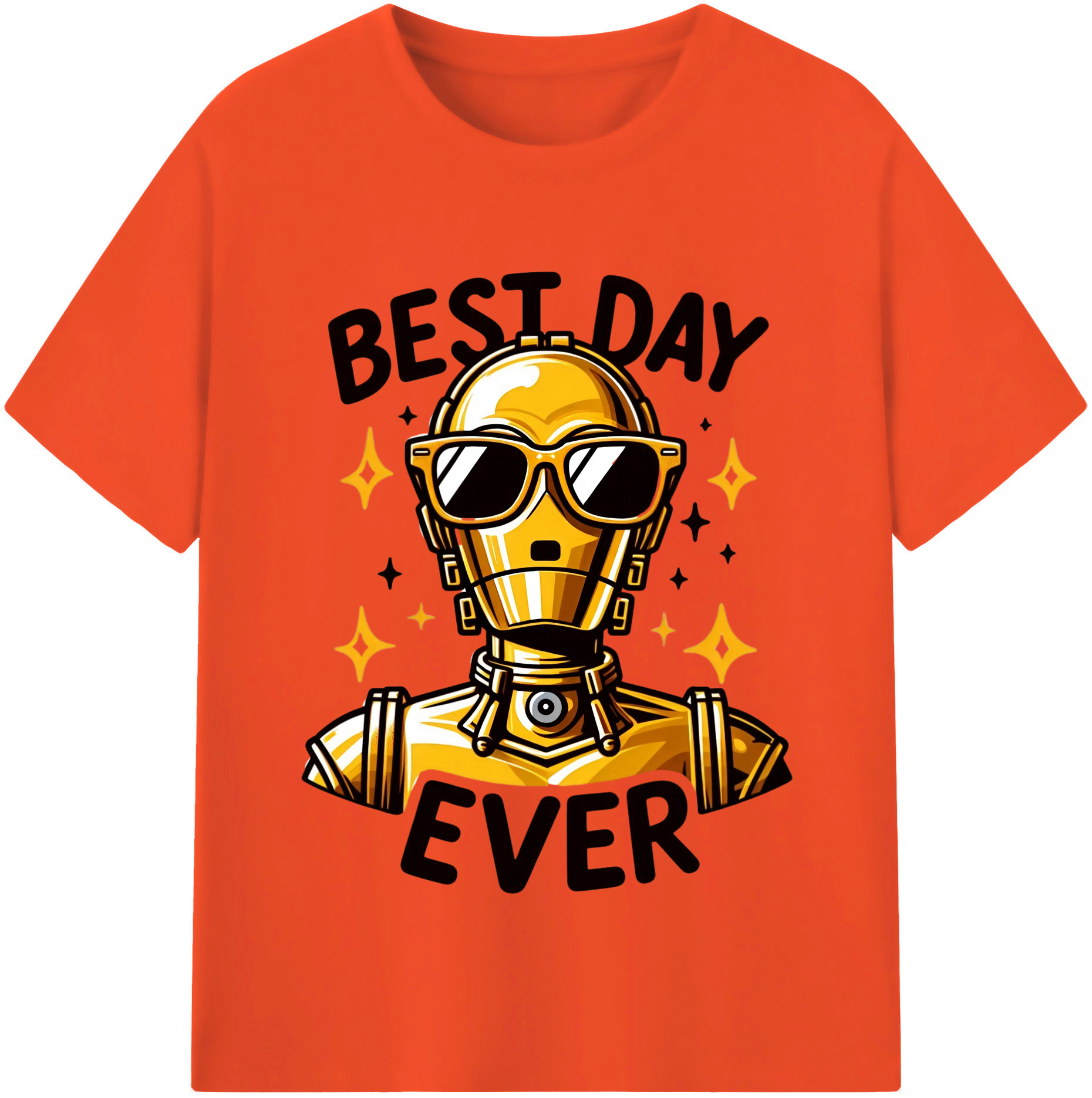 （画像用） スター・ウォーズ Star Wars 綿100％半袖Tシャツ（フロントプリント）