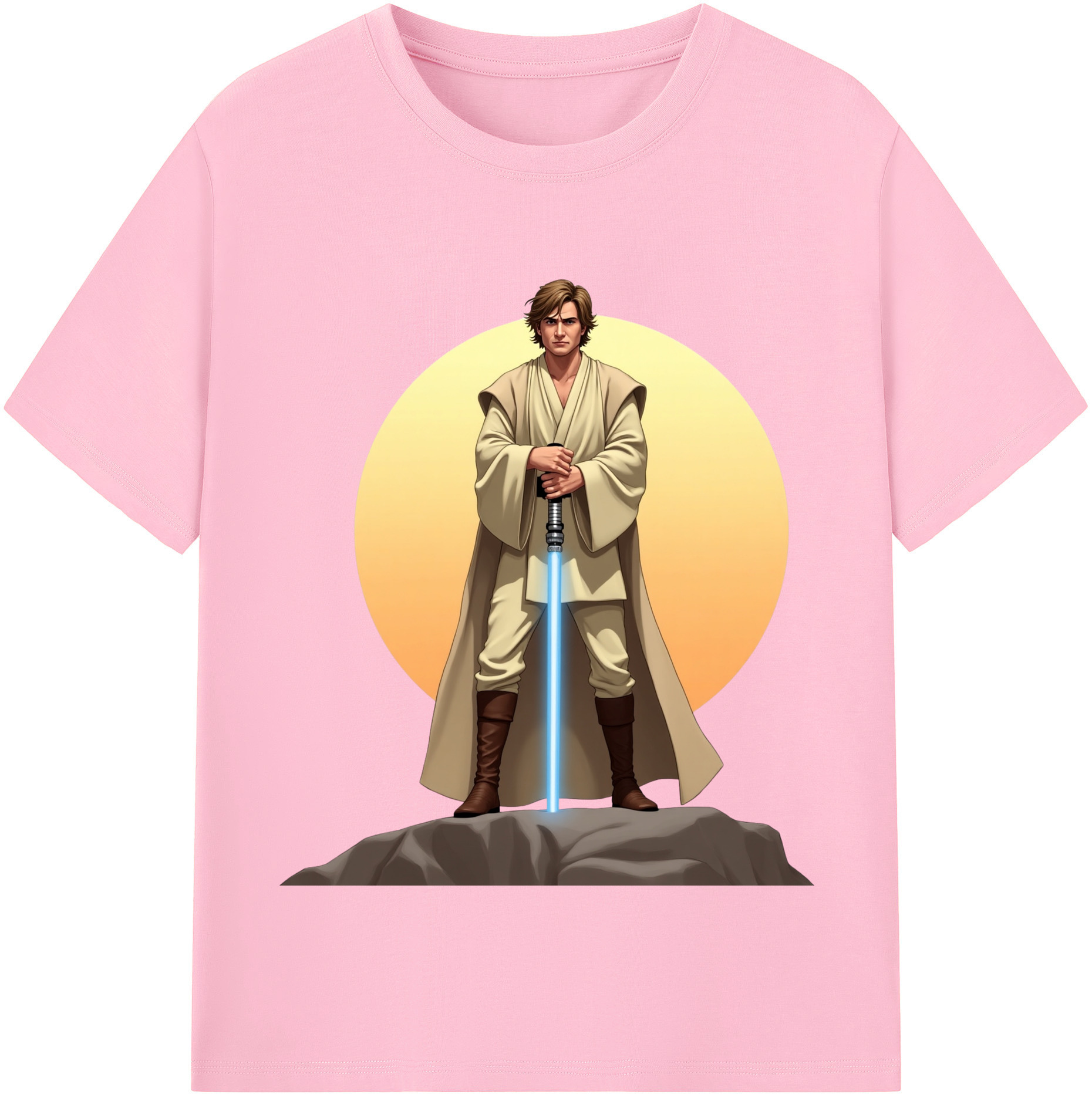 （画像用） スター・ウォーズ Star Wars 綿100％半袖Tシャツ（フロントプリント）