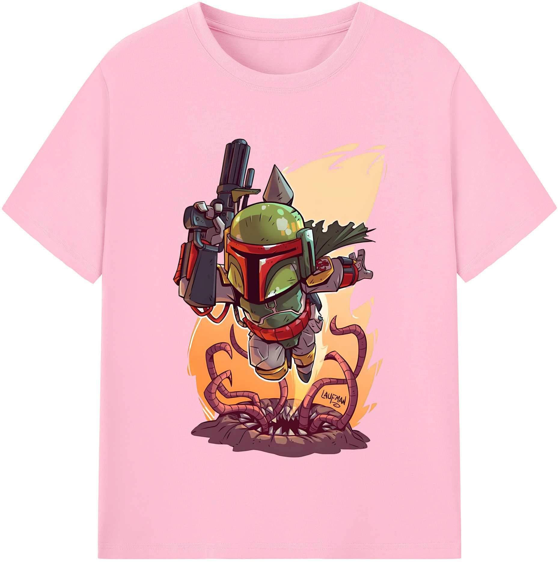 （画像用） スター・ウォーズ Star Wars 綿100％半袖Tシャツ（フロントプリント）