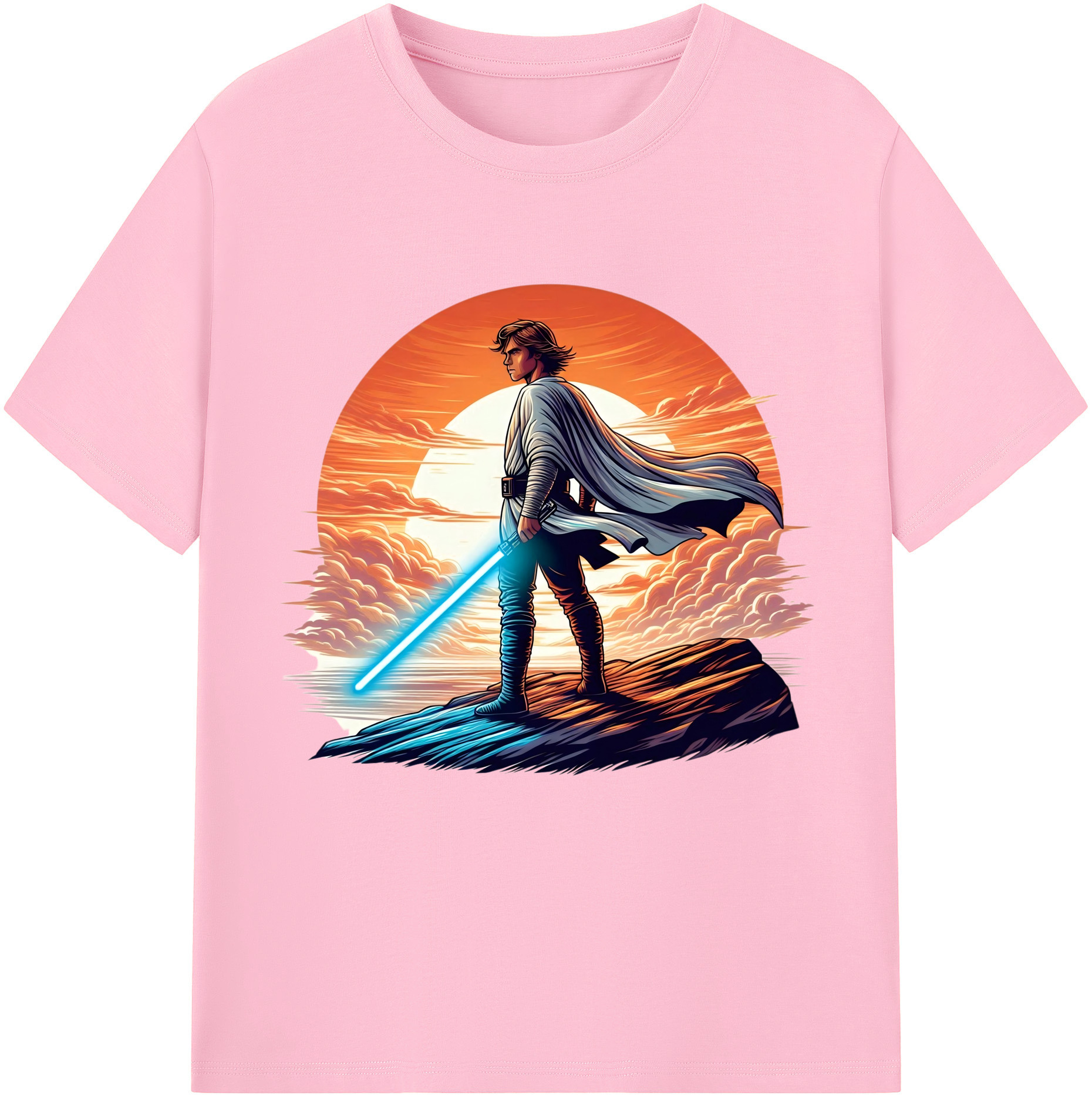 （画像用） スター・ウォーズ Star Wars 綿100％半袖Tシャツ（フロントプリント）