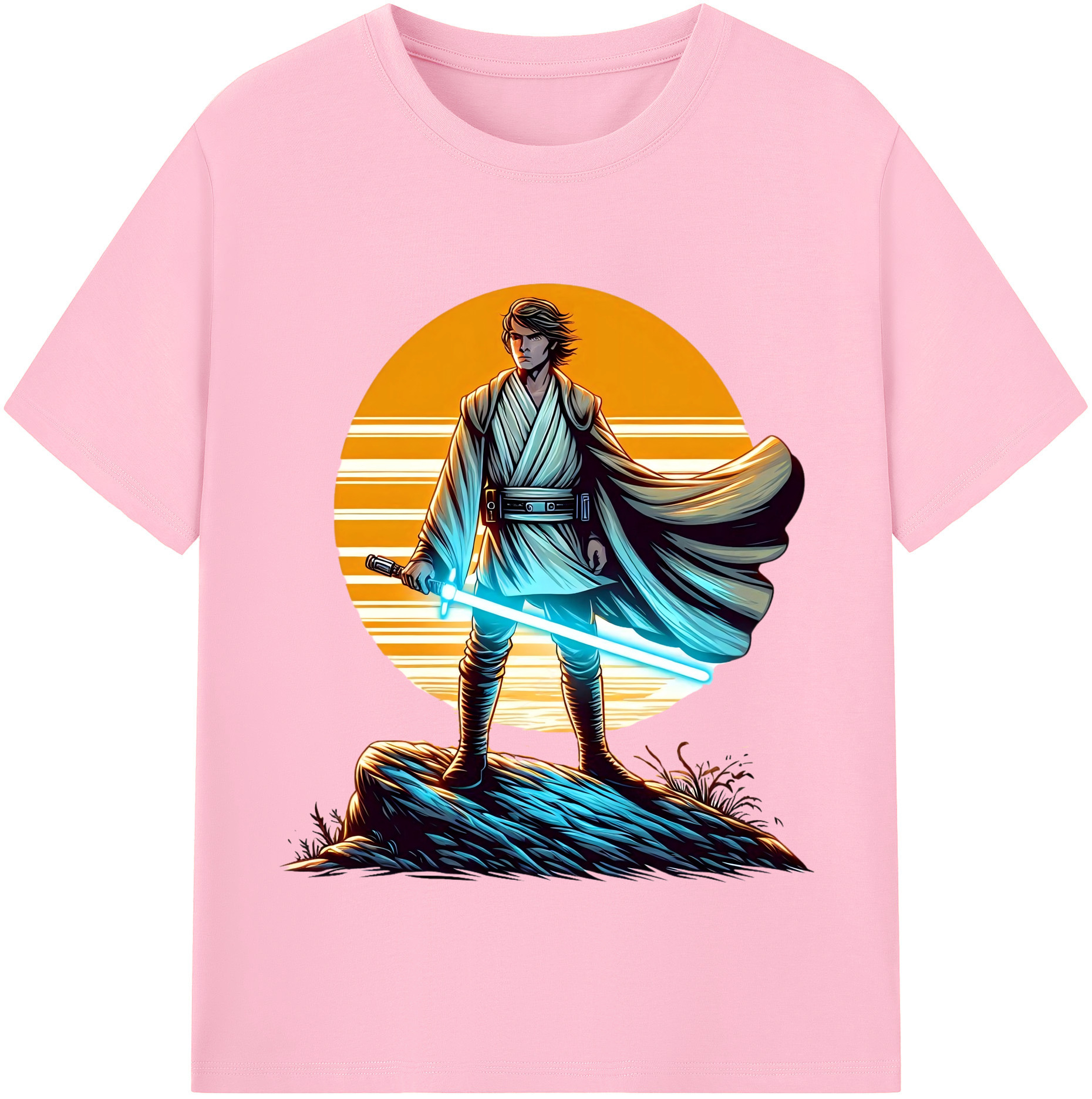（画像用） スター・ウォーズ Star Wars 綿100％半袖Tシャツ（フロントプリント）