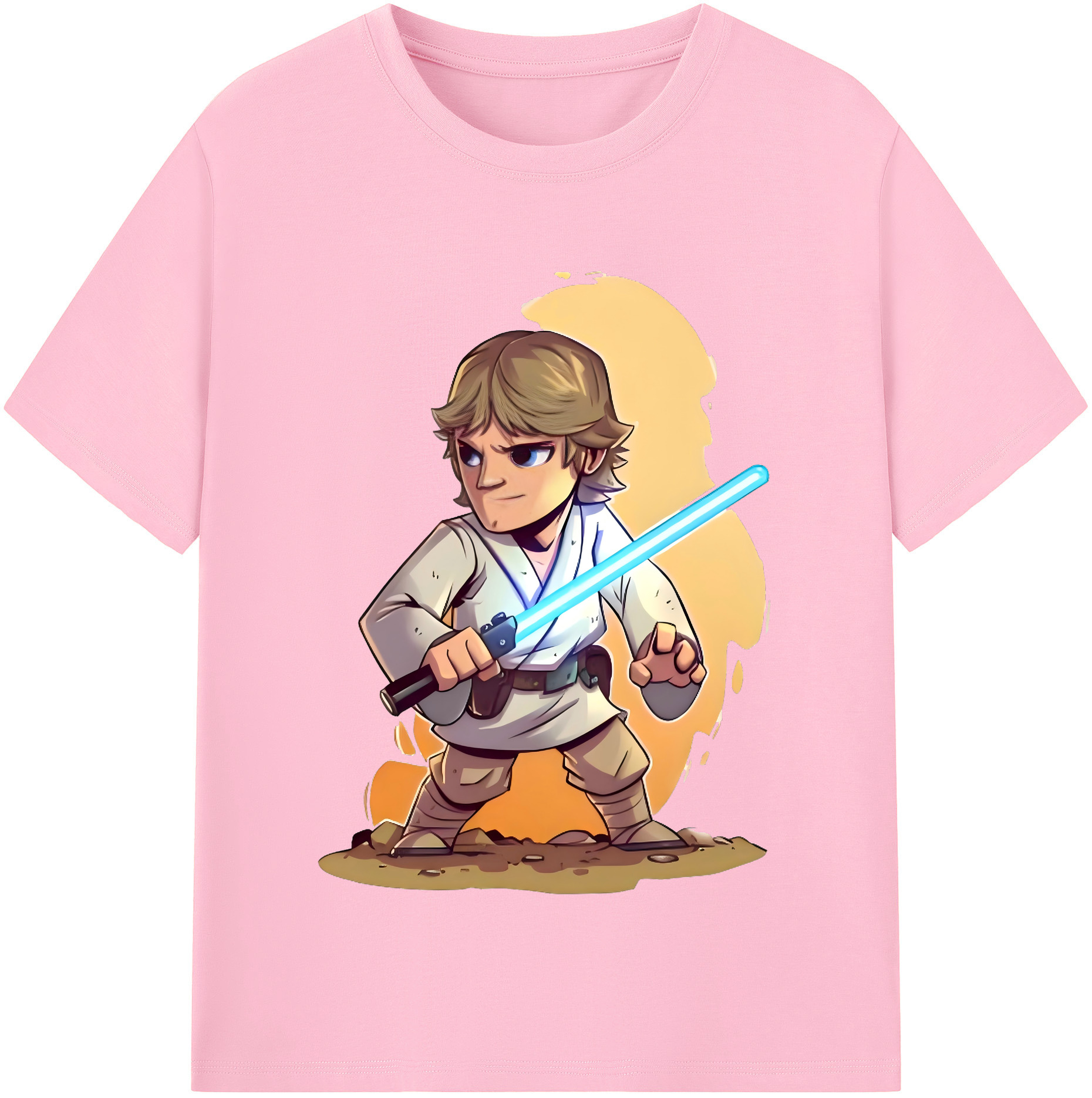 （画像用） スター・ウォーズ Star Wars 綿100％半袖Tシャツ（フロントプリント）