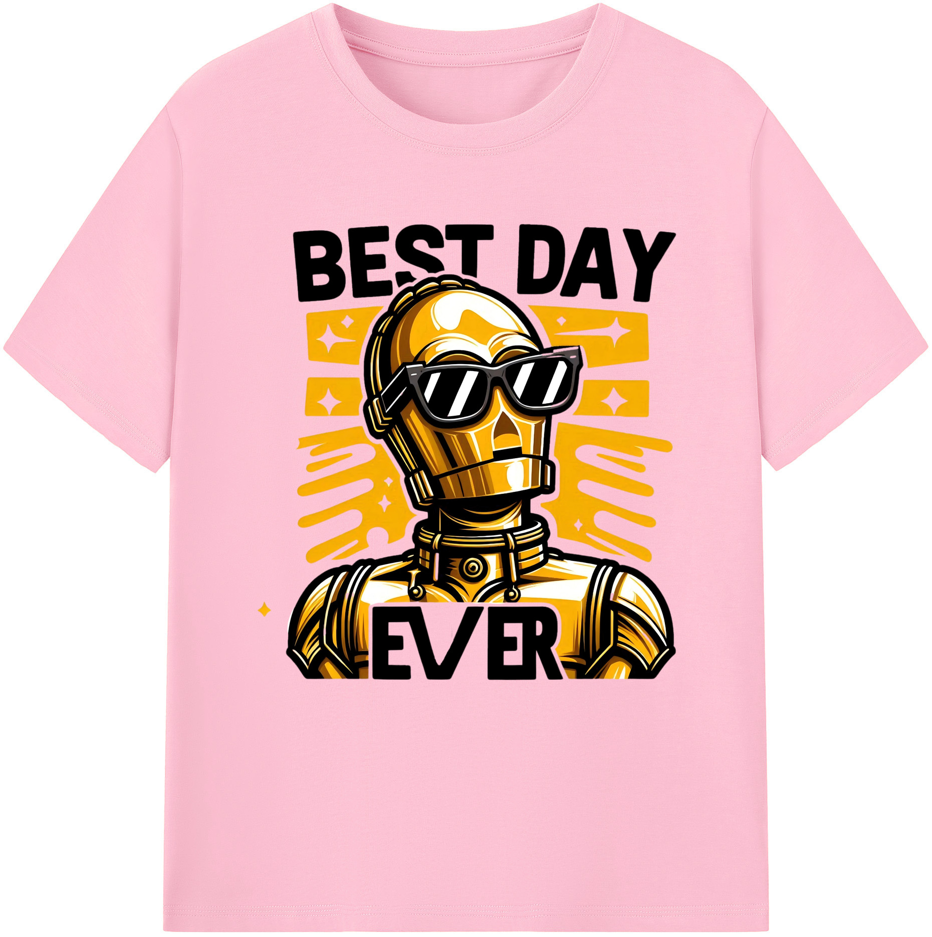 （画像用） スター・ウォーズ Star Wars 綿100％半袖Tシャツ（フロントプリント）