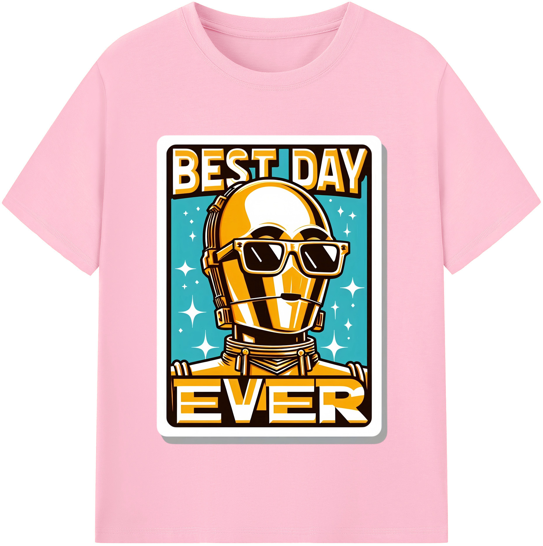 （画像用） スター・ウォーズ Star Wars 綿100％半袖Tシャツ（フロントプリント）