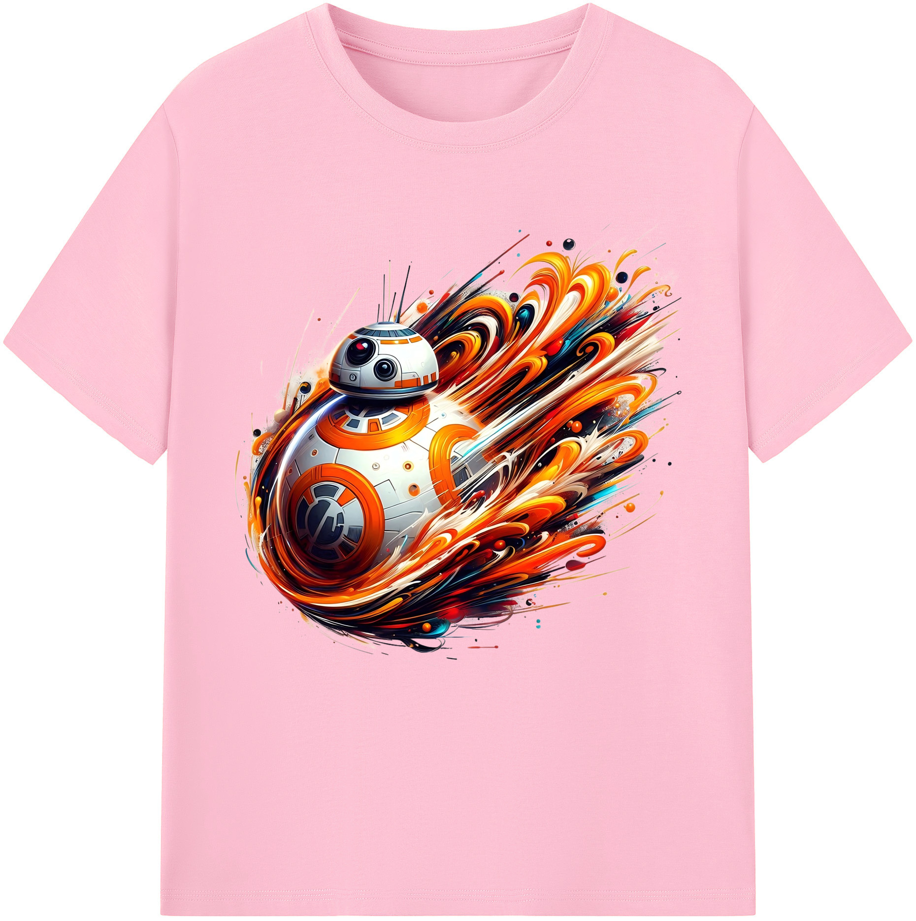 （画像用） スター・ウォーズ Star Wars 綿100％半袖Tシャツ（フロントプリント）