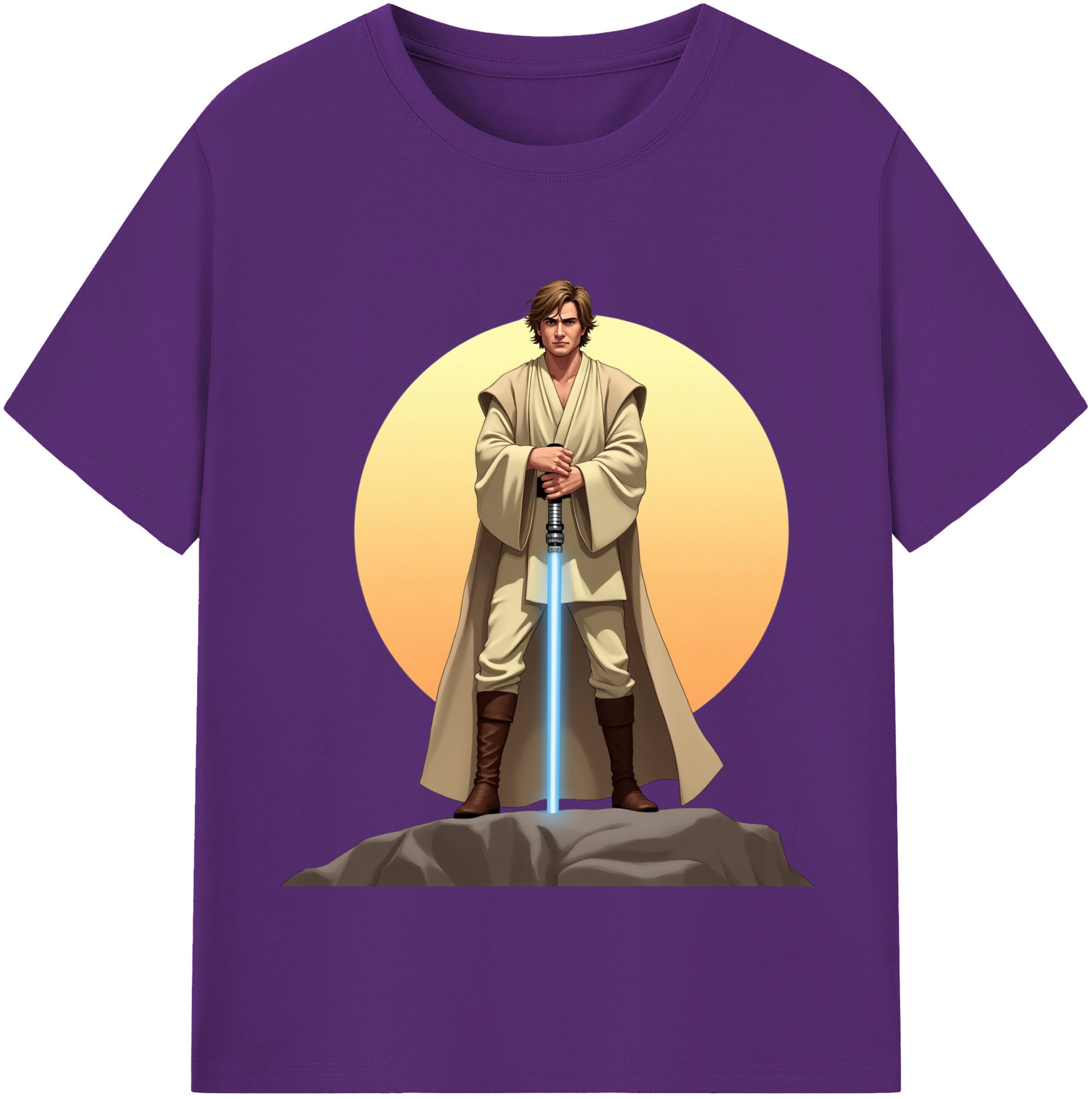（画像用） スター・ウォーズ Star Wars 綿100％半袖Tシャツ（フロントプリント）