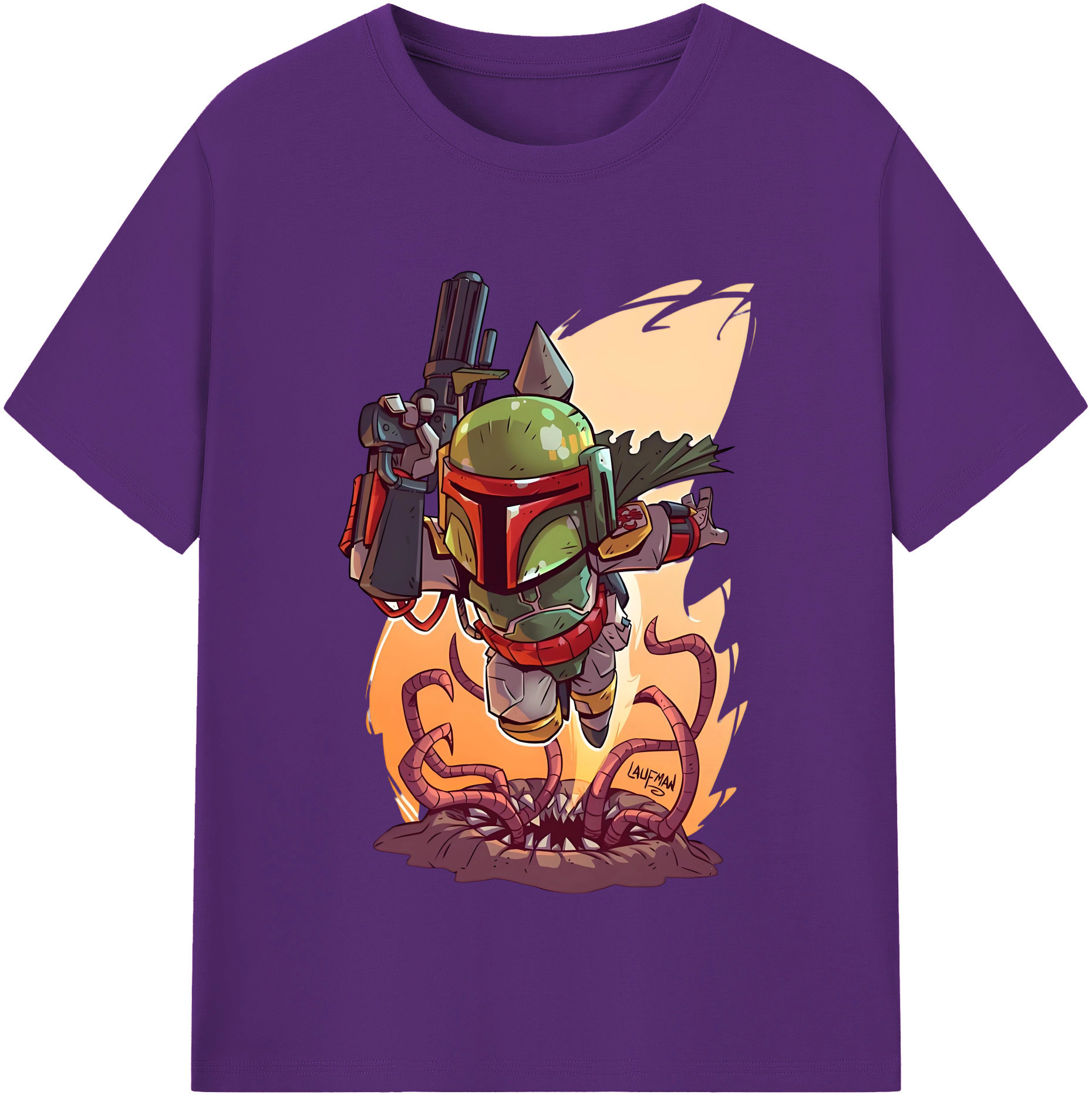 （画像用） スター・ウォーズ Star Wars 綿100％半袖Tシャツ（フロントプリント）