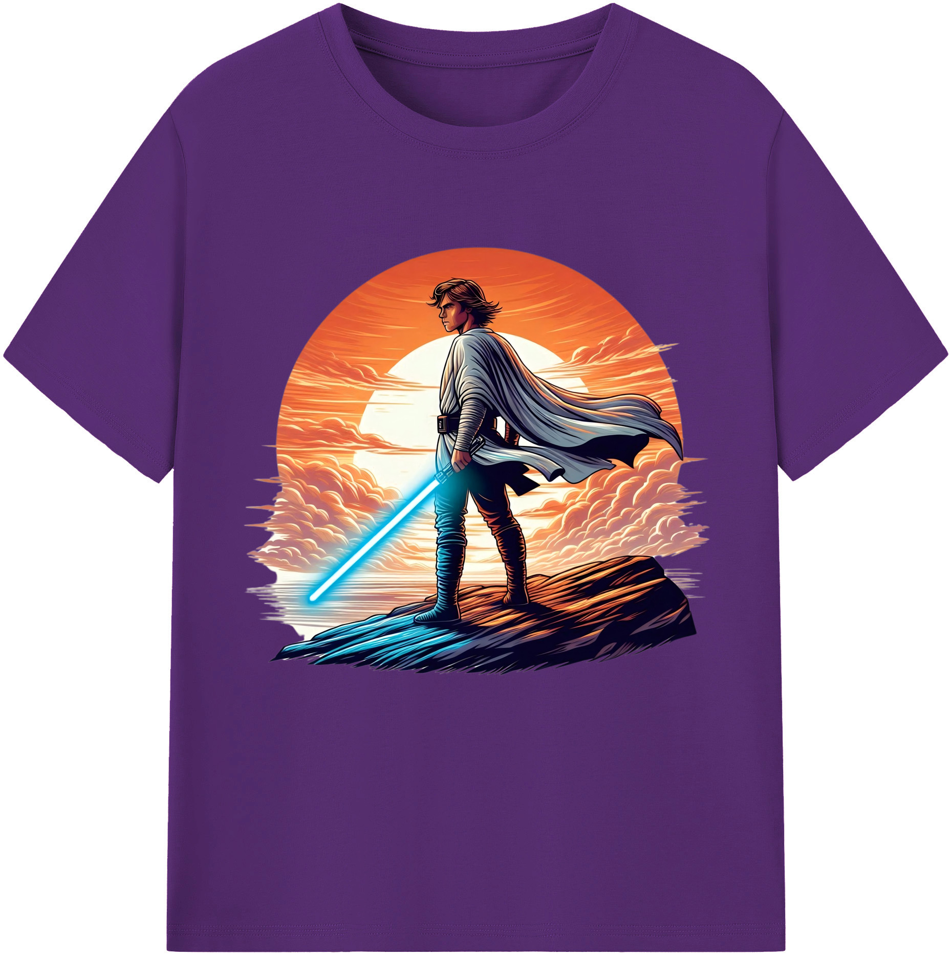（画像用） スター・ウォーズ Star Wars 綿100％半袖Tシャツ（フロントプリント）