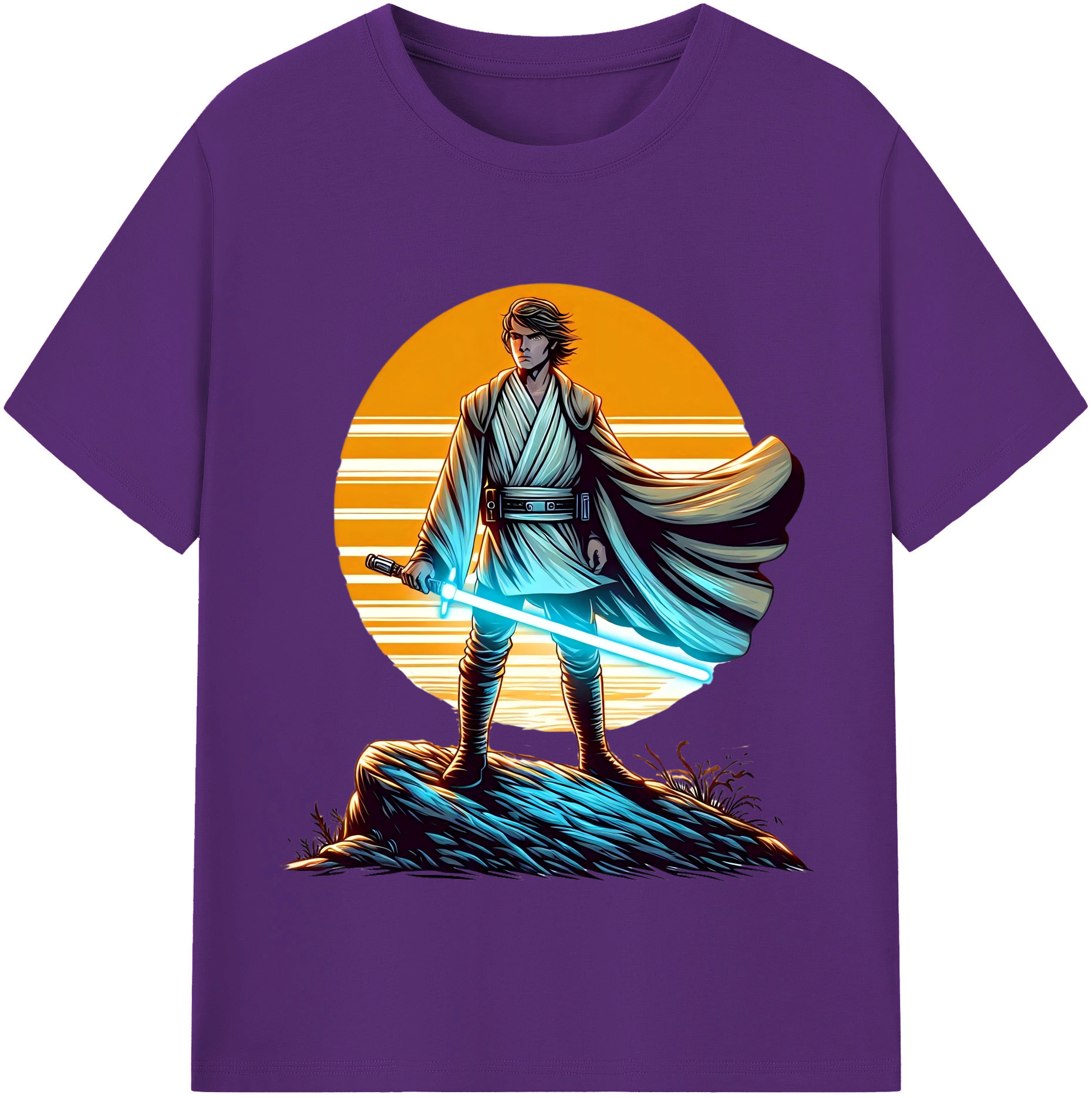 （画像用） スター・ウォーズ Star Wars 綿100％半袖Tシャツ（フロントプリント）