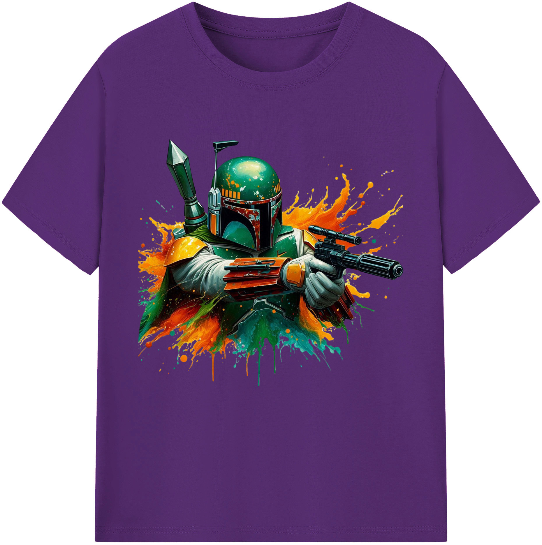 （画像用） スター・ウォーズ Star Wars 綿100％半袖Tシャツ（フロントプリント）