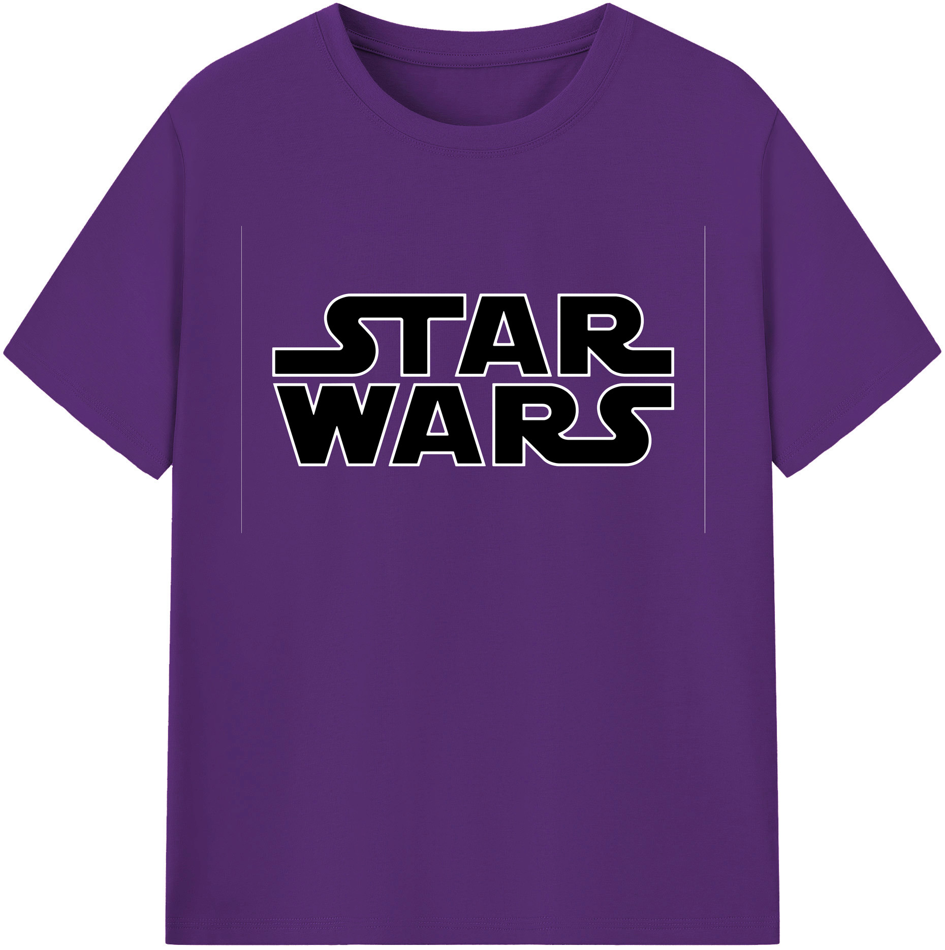 （画像用） スター・ウォーズ Star Wars 綿100％半袖Tシャツ（フロントプリント）