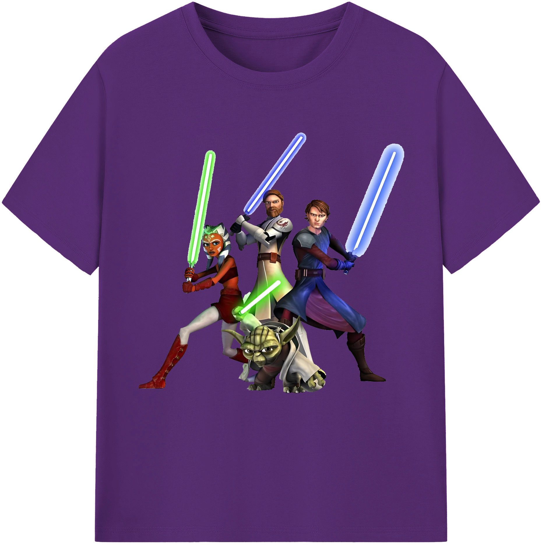 （画像用） スター・ウォーズ Star Wars 綿100％半袖Tシャツ（フロントプリント）