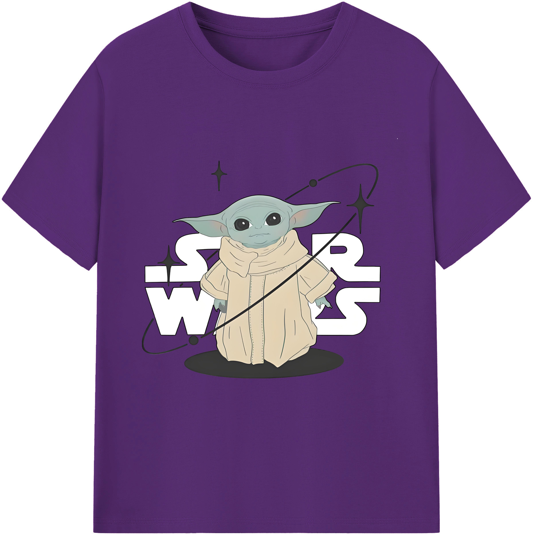 （画像用） スター・ウォーズ Star Wars 綿100％半袖Tシャツ（フロントプリント）