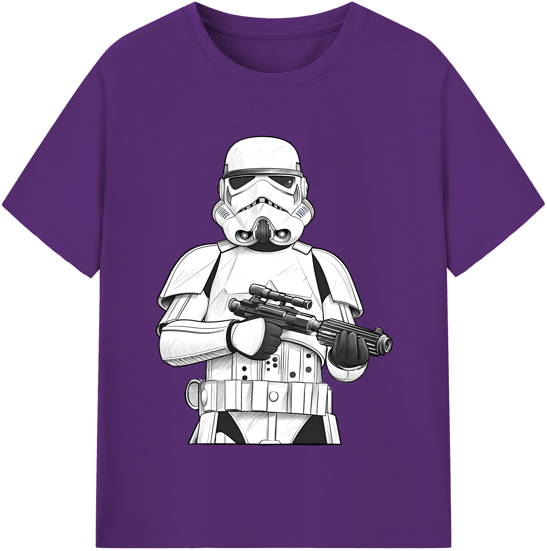 （画像用） スター・ウォーズ Star Wars 綿100％半袖Tシャツ（フロントプリント）