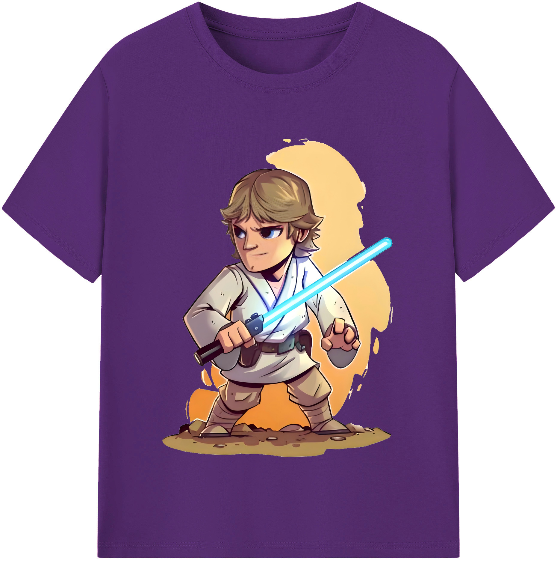 （画像用） スター・ウォーズ Star Wars 綿100％半袖Tシャツ（フロントプリント）