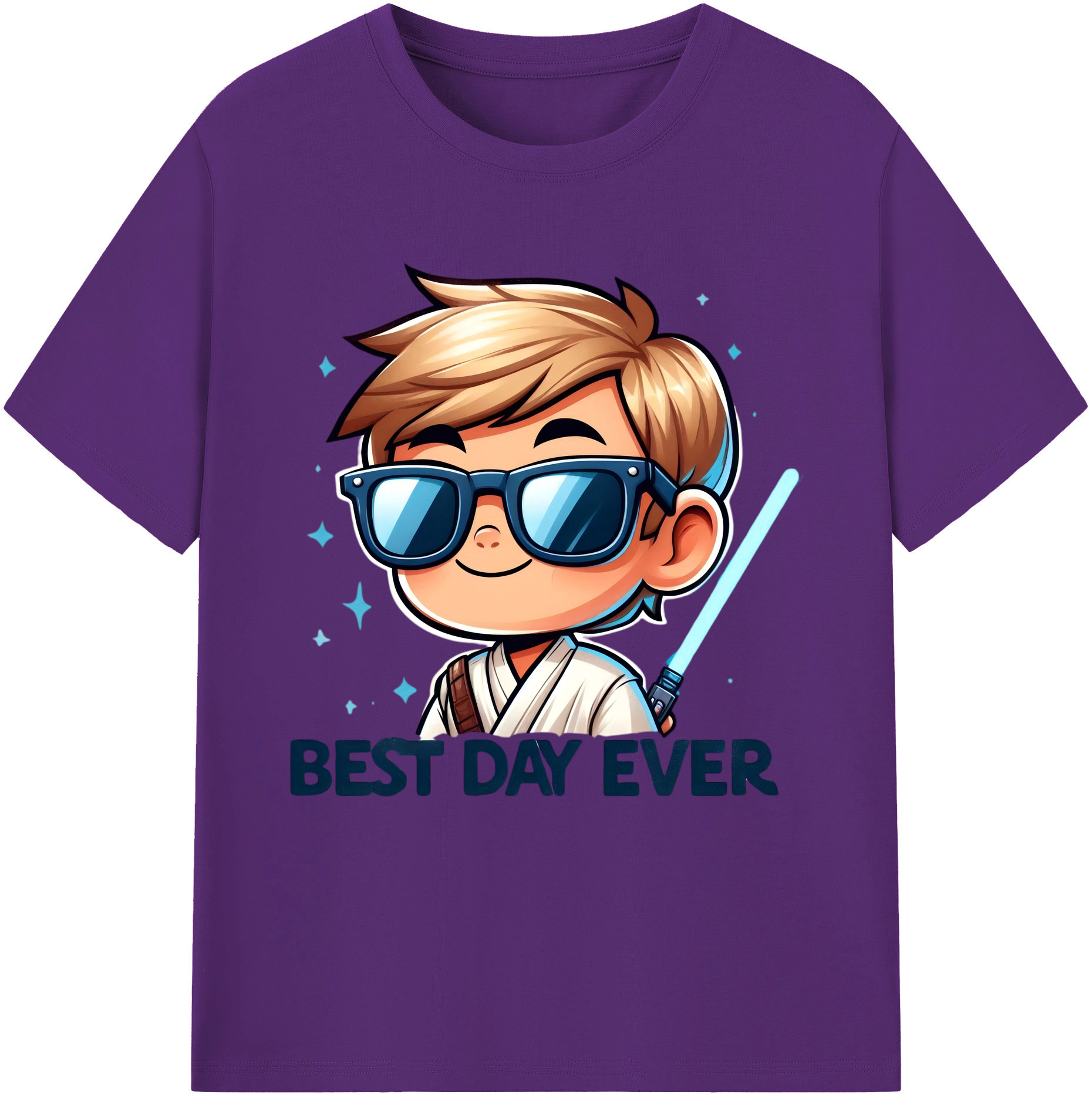 （画像用） スター・ウォーズ Star Wars 綿100％半袖Tシャツ（フロントプリント）
