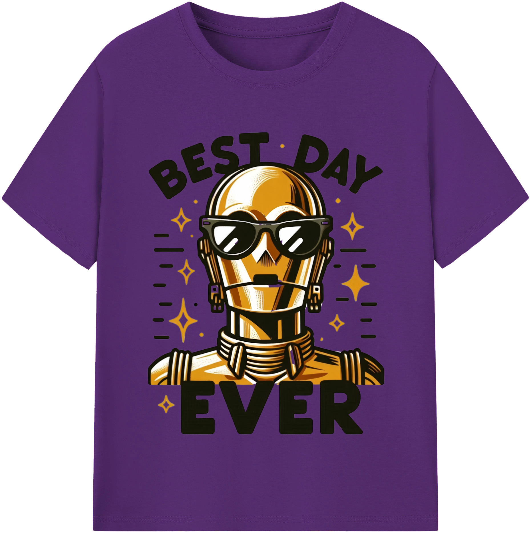 （画像用） スター・ウォーズ Star Wars 綿100％半袖Tシャツ（フロントプリント）