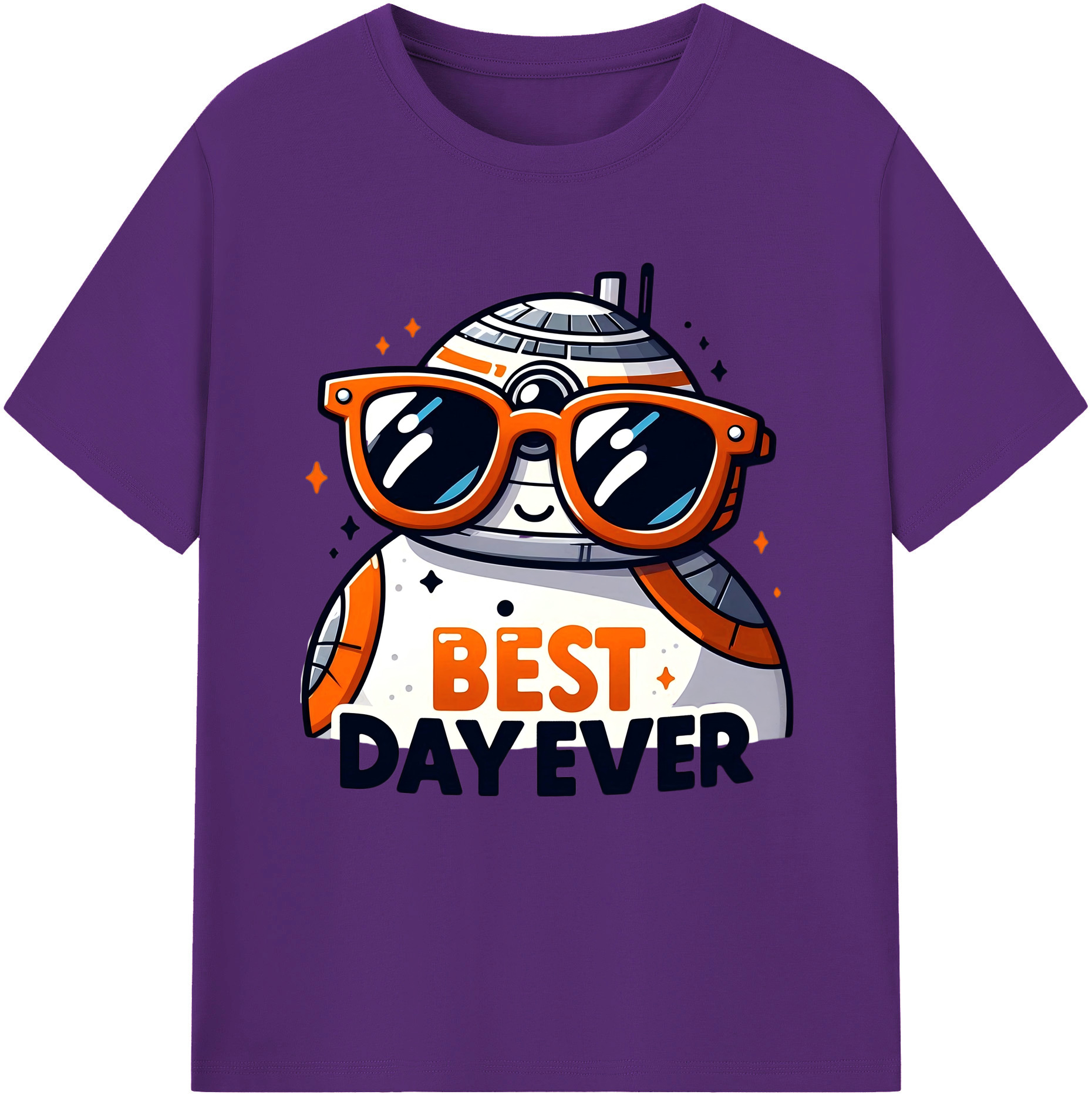 （画像用） スター・ウォーズ Star Wars 綿100％半袖Tシャツ（フロントプリント）