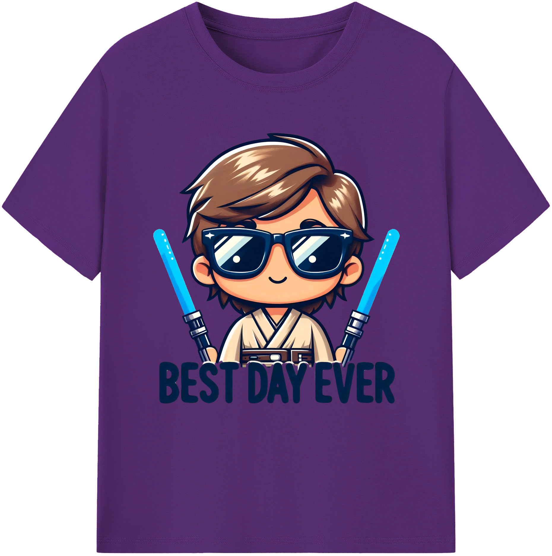 （画像用） スター・ウォーズ Star Wars 綿100％半袖Tシャツ（フロントプリント）