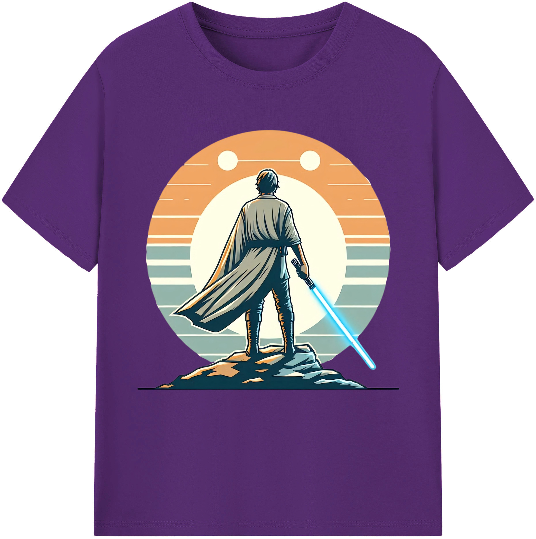 （画像用） スター・ウォーズ Star Wars 綿100％半袖Tシャツ（フロントプリント）