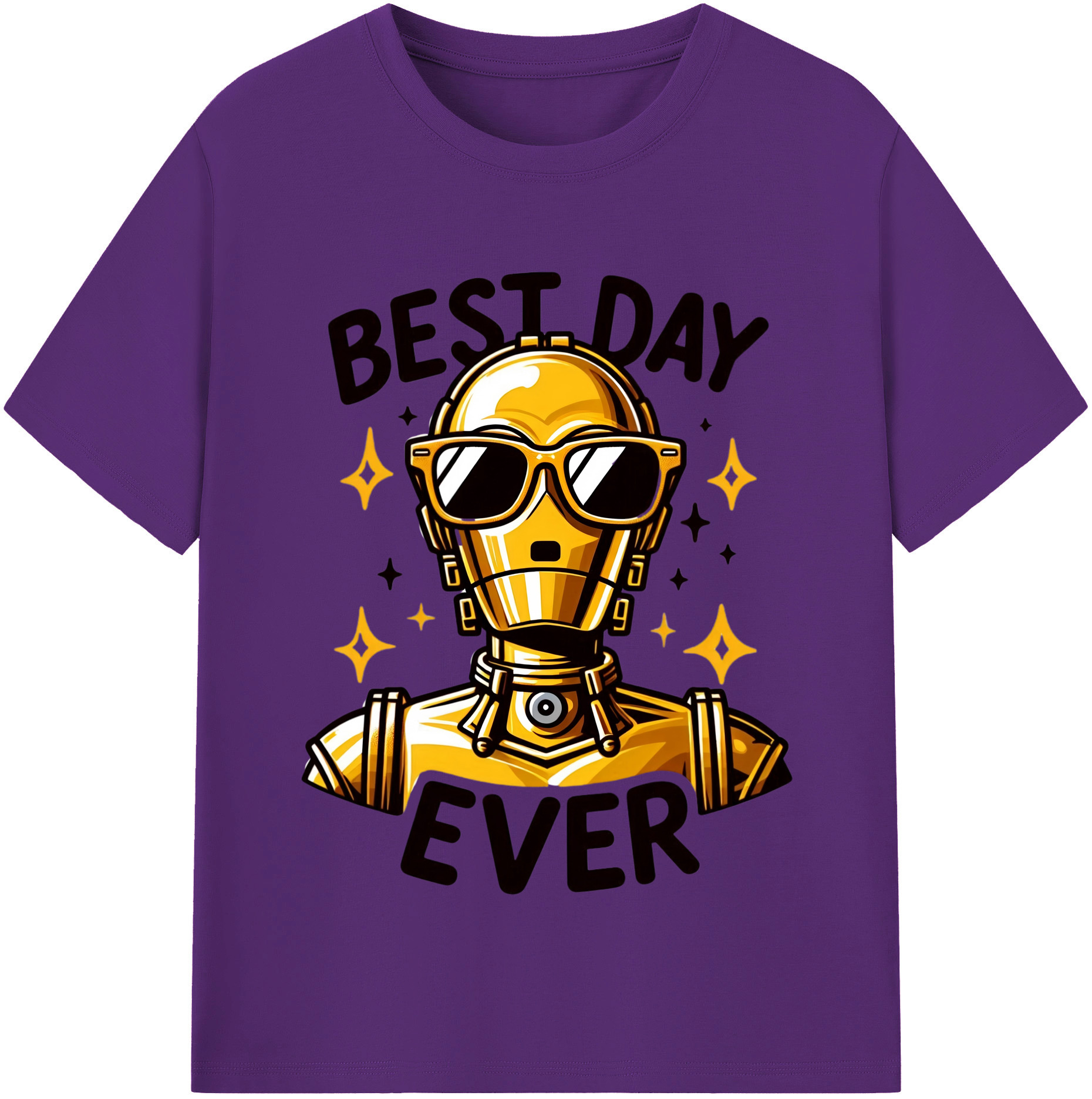 （画像用） スター・ウォーズ Star Wars 綿100％半袖Tシャツ（フロントプリント）